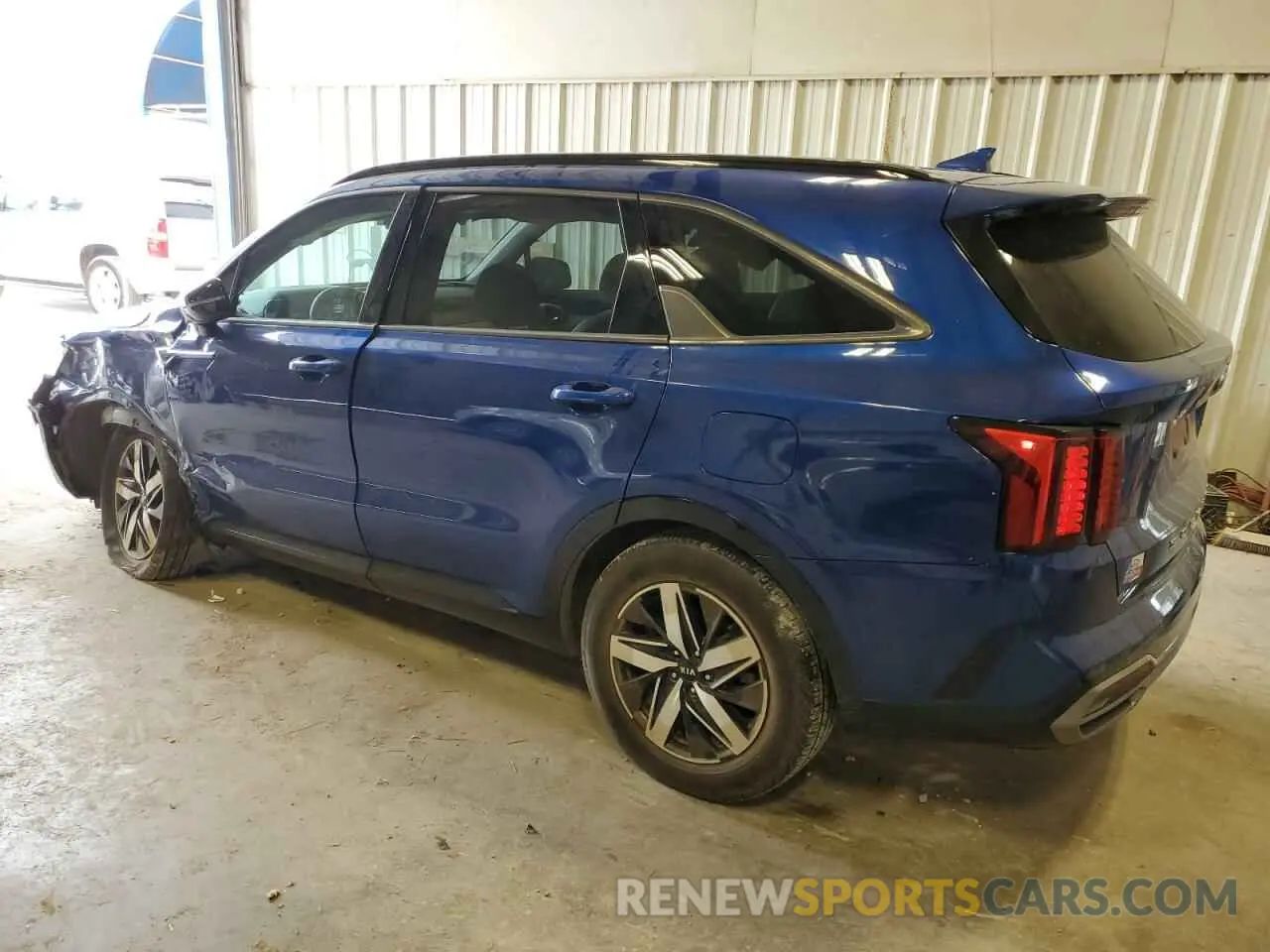 2 fotografías del automóvil dañado 5XYRH4LF4MG033283 KIA SORENTO 2021