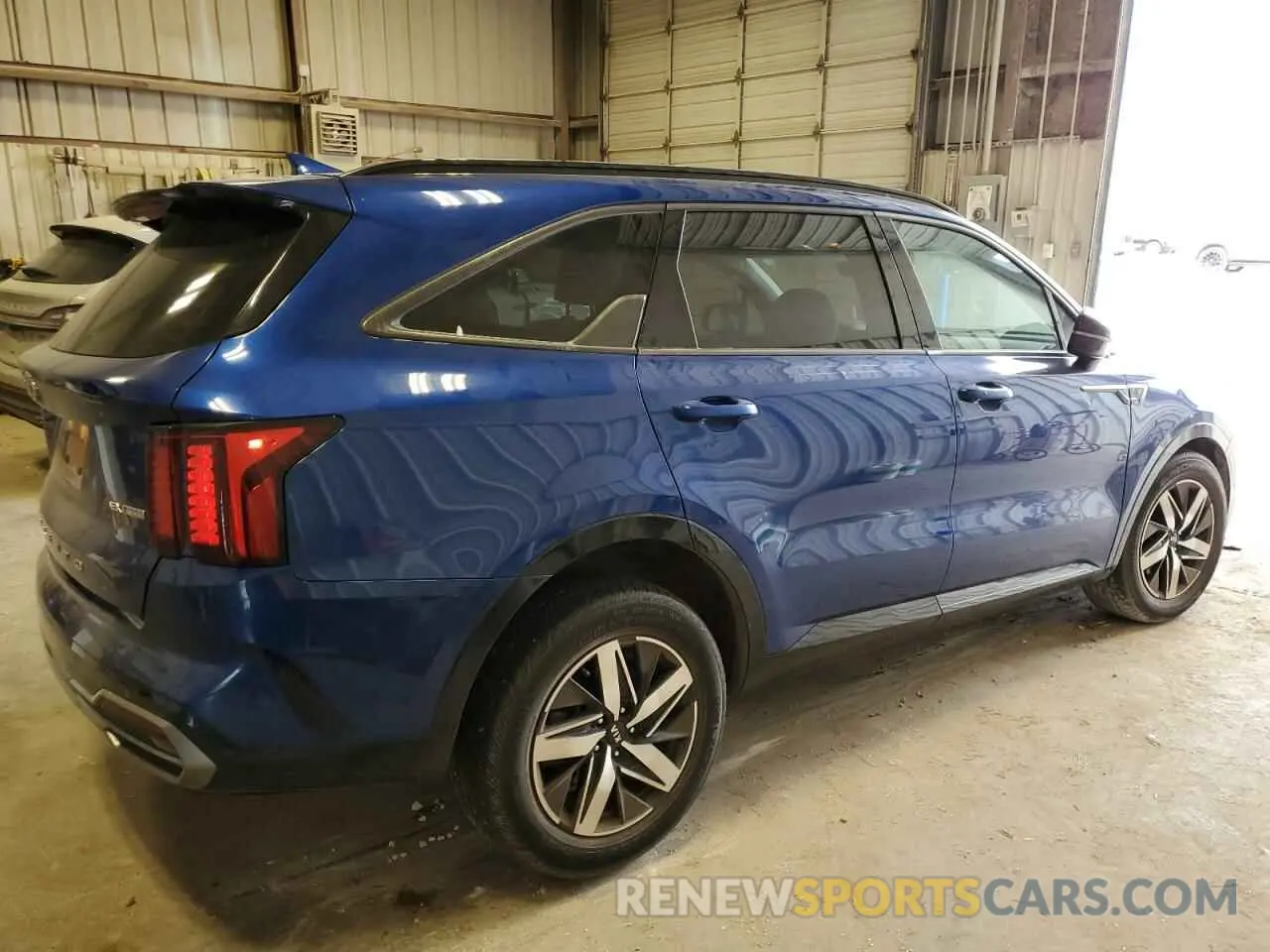 3 fotografías del automóvil dañado 5XYRH4LF4MG033283 KIA SORENTO 2021