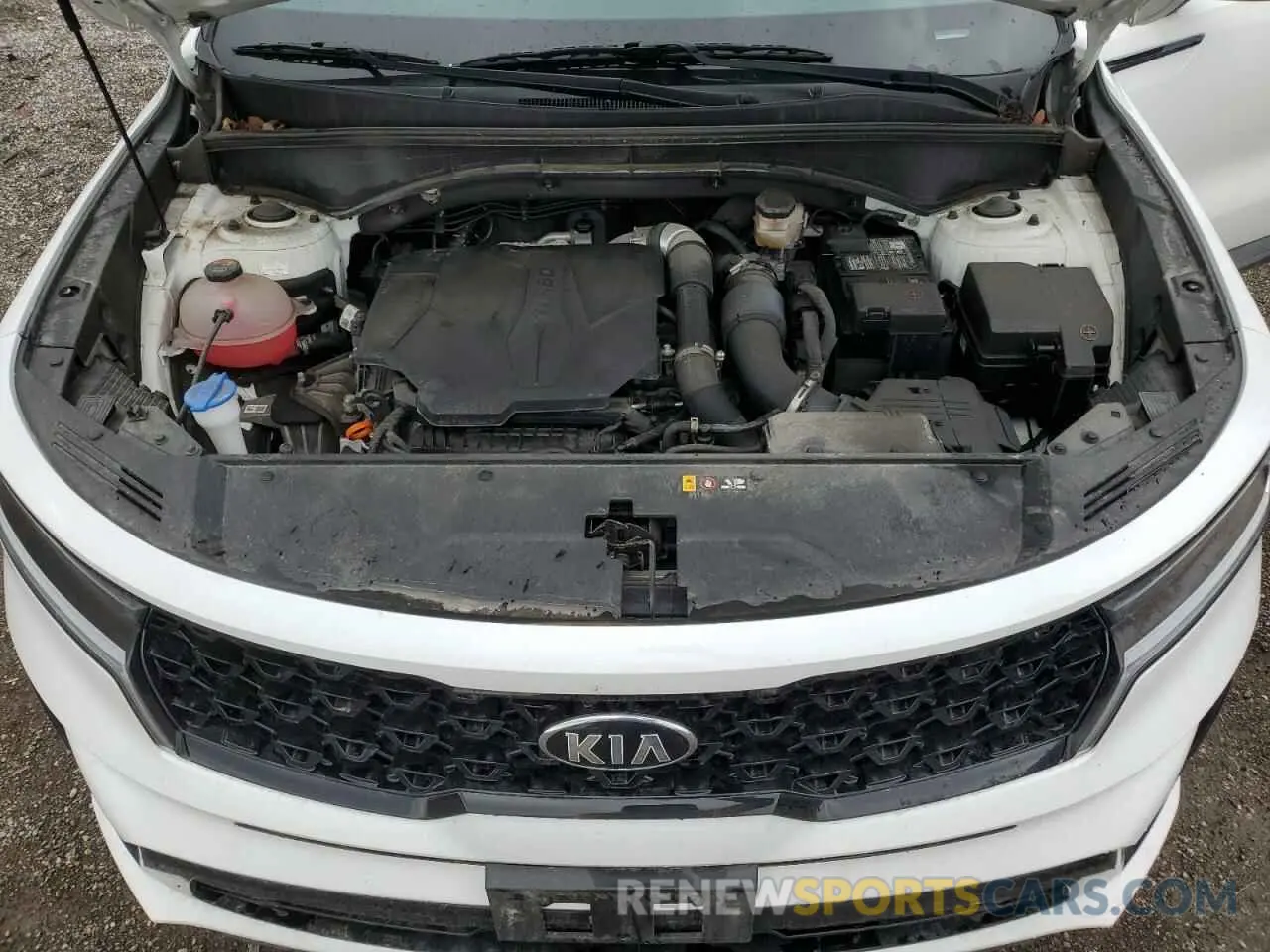 12 fotografías del automóvil dañado 5XYRHDLF2MG056500 KIA SORENTO 2021