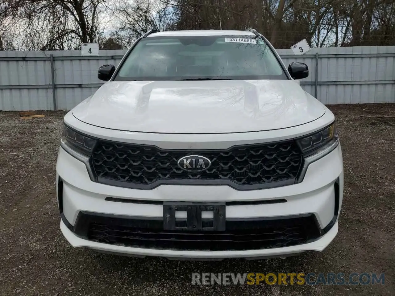 5 fotografías del automóvil dañado 5XYRHDLF2MG056500 KIA SORENTO 2021