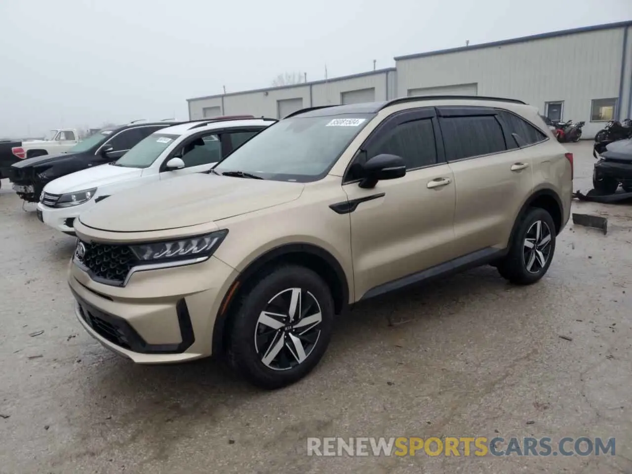 1 fotografías del automóvil dañado 5XYRHDLF3MG045750 KIA SORENTO 2021