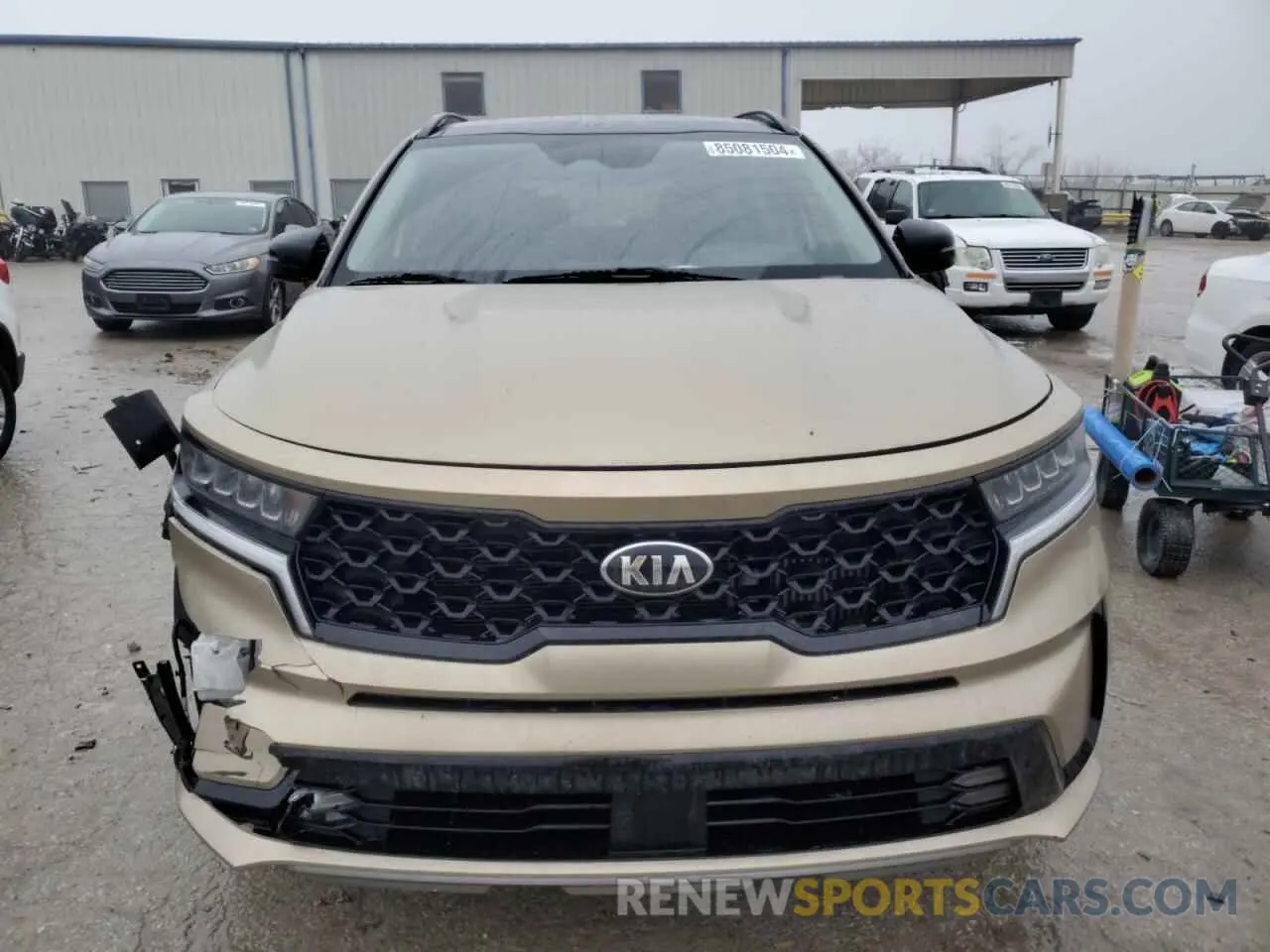 5 fotografías del automóvil dañado 5XYRHDLF3MG045750 KIA SORENTO 2021