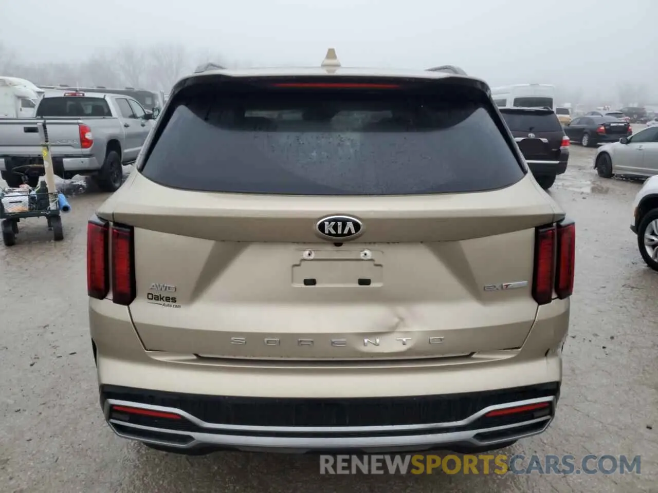 6 fotografías del automóvil dañado 5XYRHDLF3MG045750 KIA SORENTO 2021