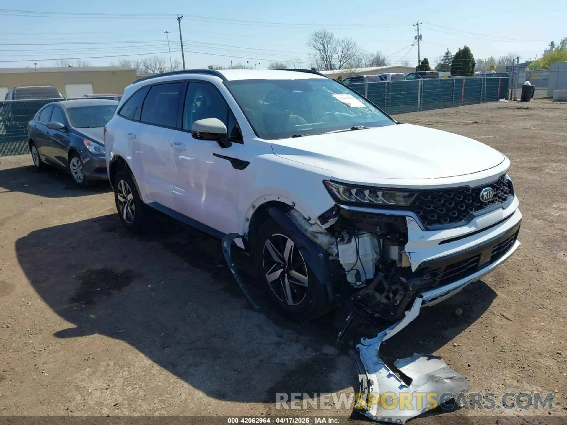 1 fotografías del automóvil dañado 5XYRHDLF7MG059909 KIA SORENTO 2021