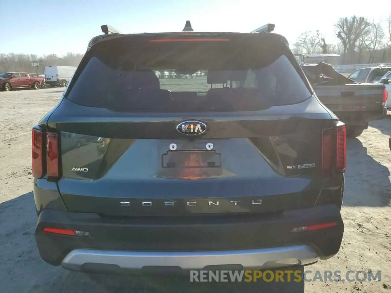 6 fotografías del automóvil dañado 5XYRHDLF7MG069355 KIA SORENTO 2021