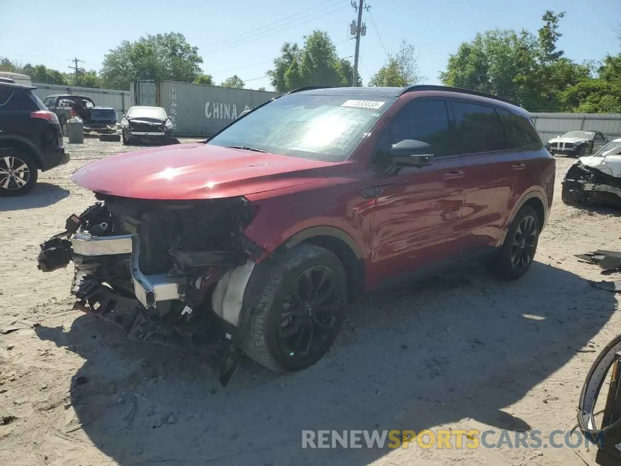1 fotografías del automóvil dañado 5XYRK4LF0MG044721 KIA SORENTO 2021