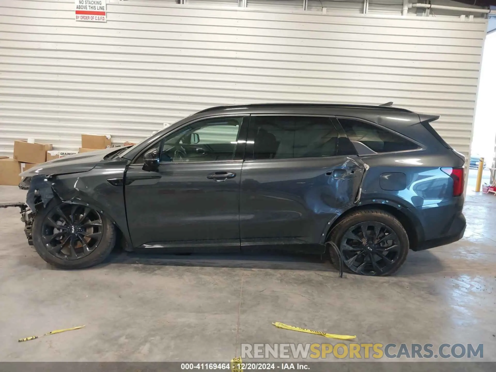 15 fotografías del automóvil dañado 5XYRK4LF1MG012179 KIA SORENTO 2021