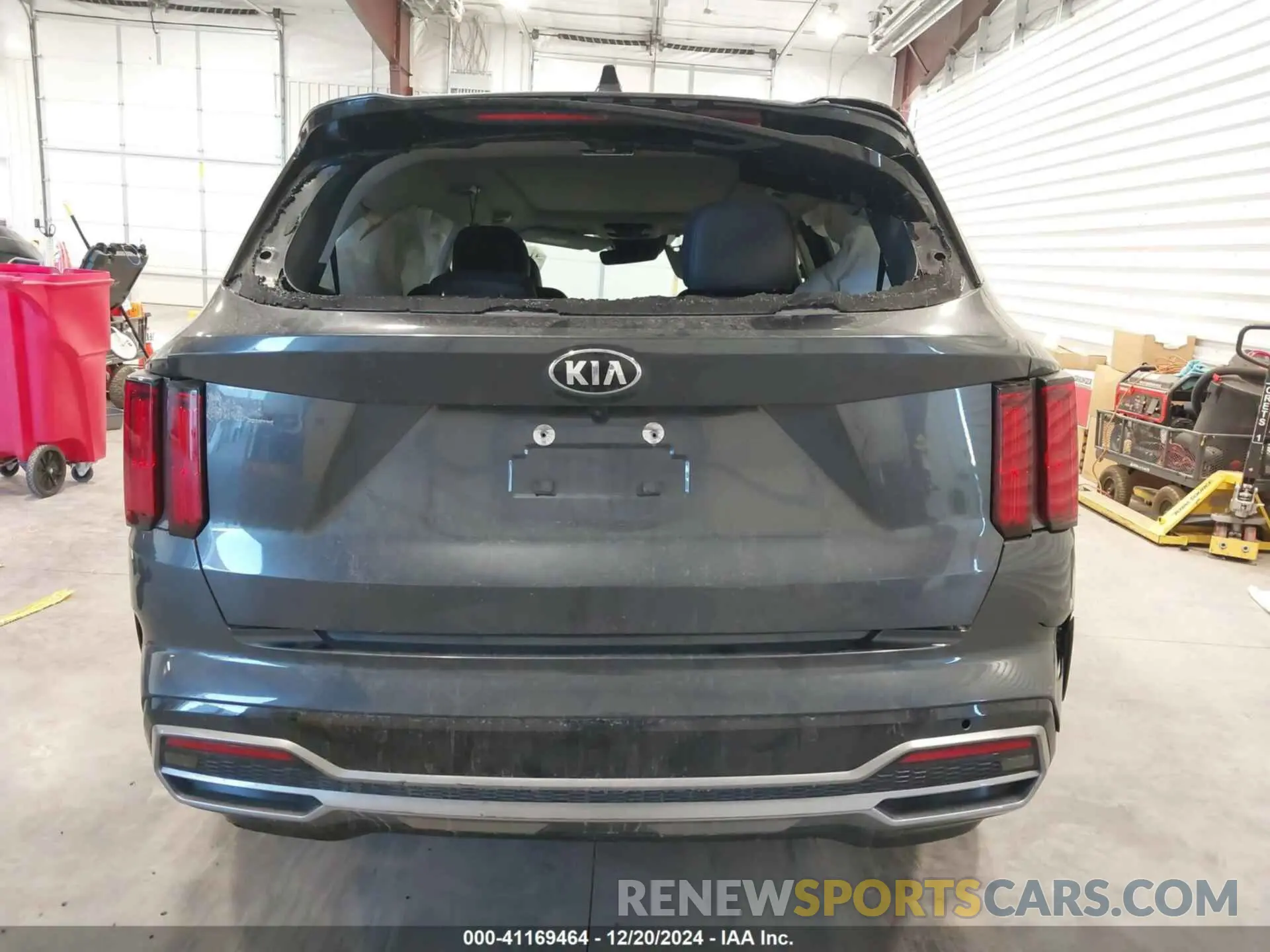 17 fotografías del automóvil dañado 5XYRK4LF1MG012179 KIA SORENTO 2021