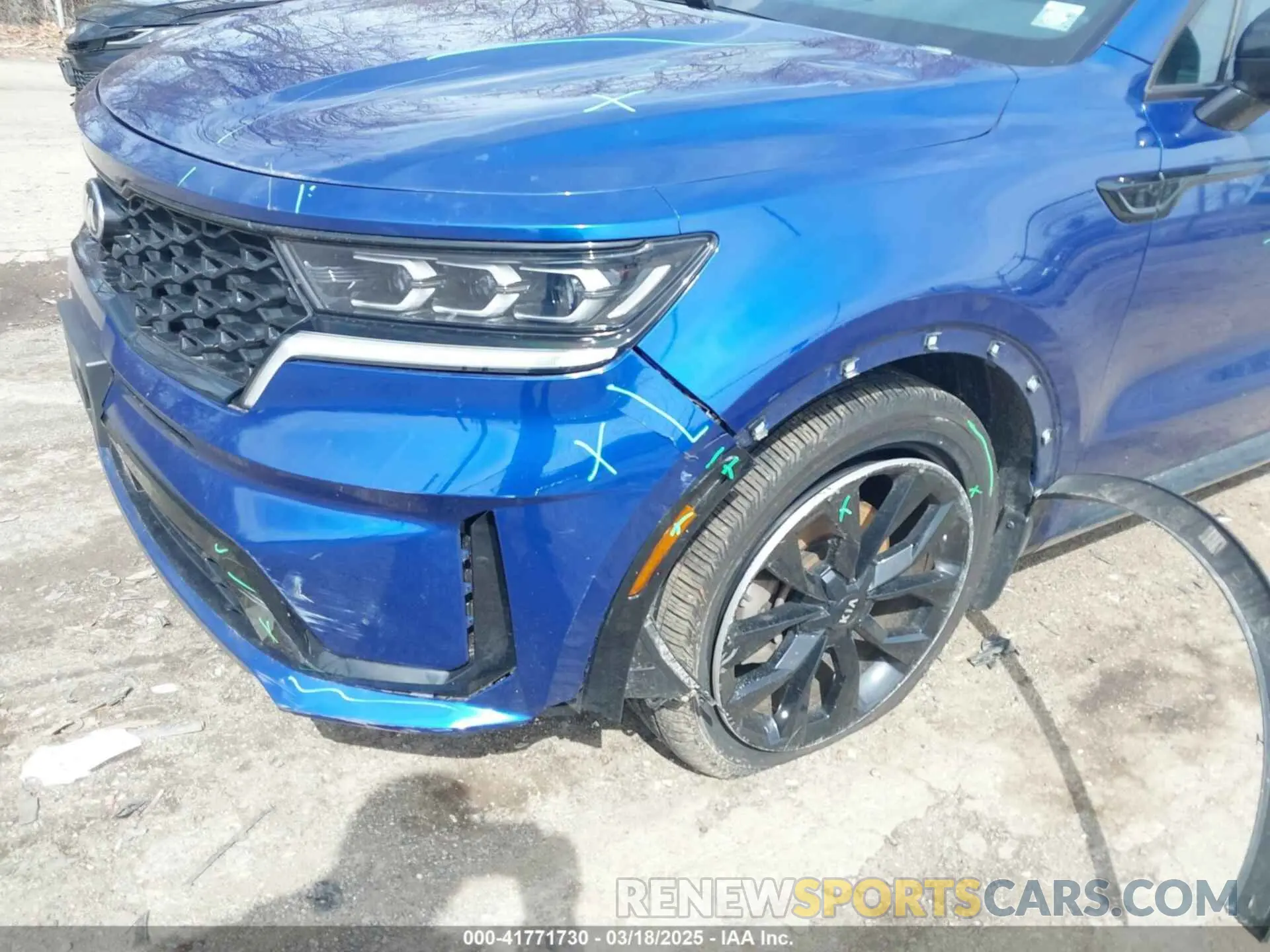 17 fotografías del automóvil dañado 5XYRK4LF1MG073547 KIA SORENTO 2021