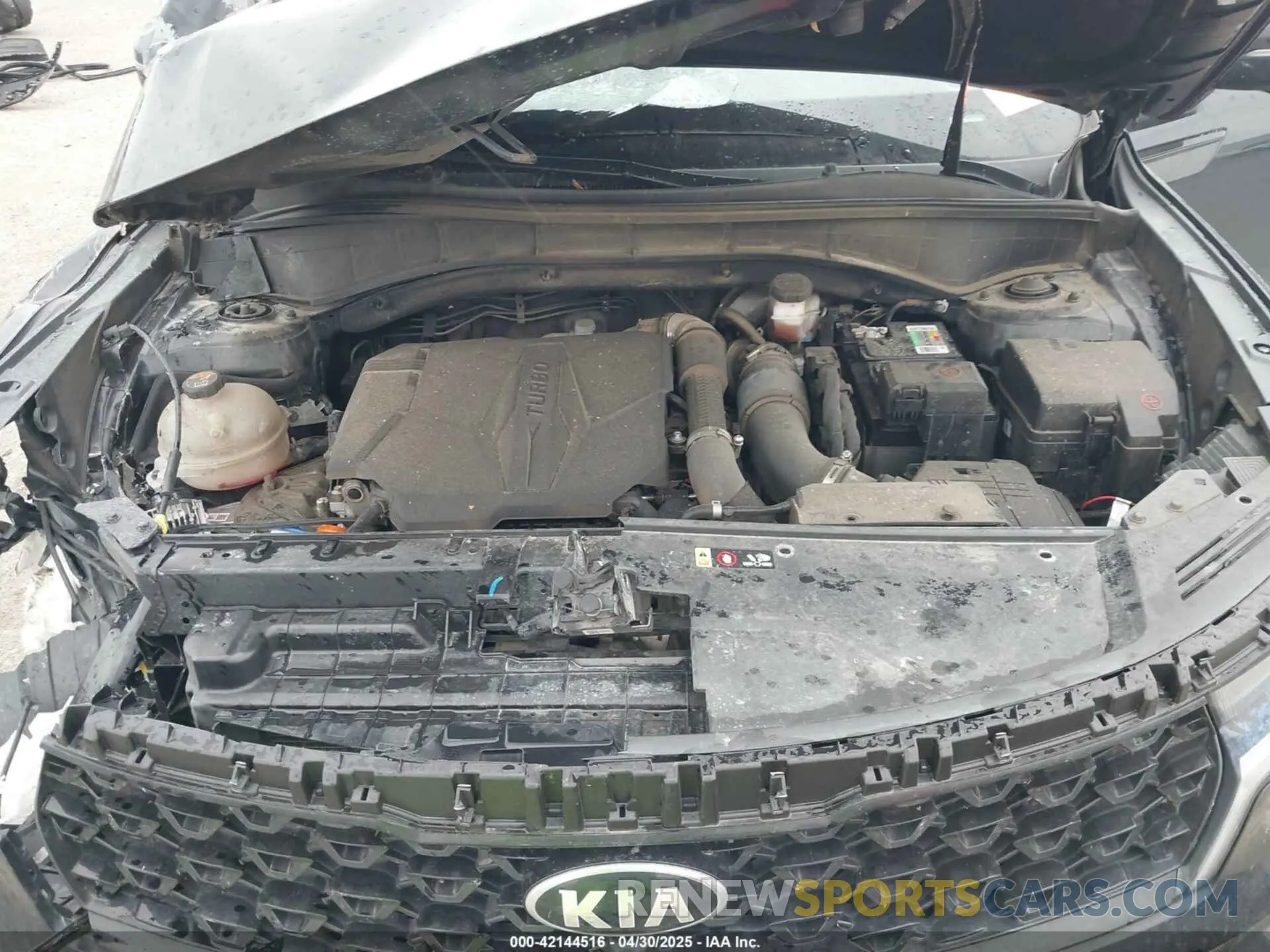 10 fotografías del automóvil dañado 5XYRK4LF2MG008853 KIA SORENTO 2021