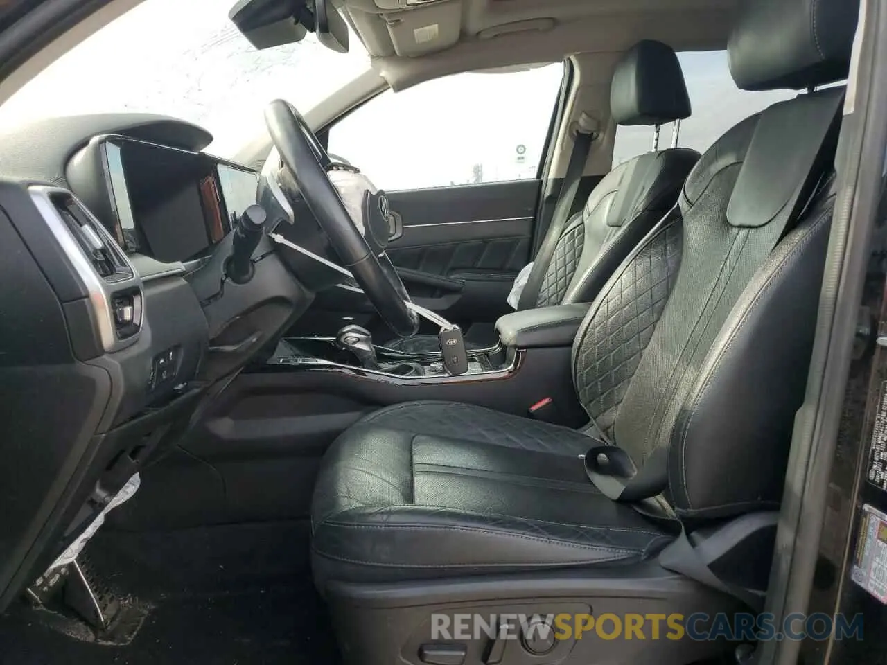 7 fotografías del automóvil dañado 5XYRK4LF2MG026897 KIA SORENTO 2021