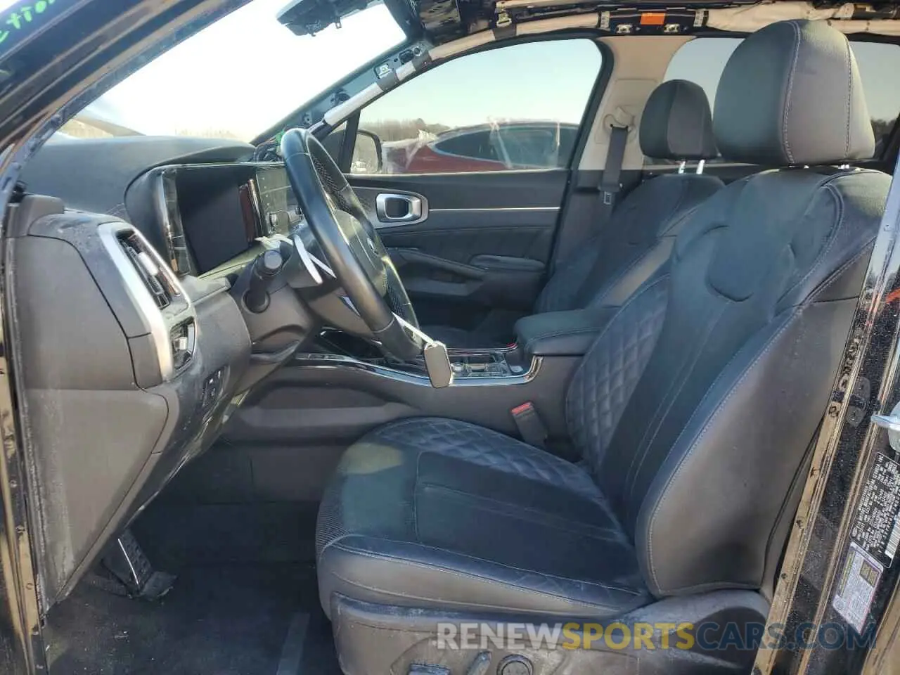 7 fotografías del automóvil dañado 5XYRK4LF2MG048527 KIA SORENTO 2021