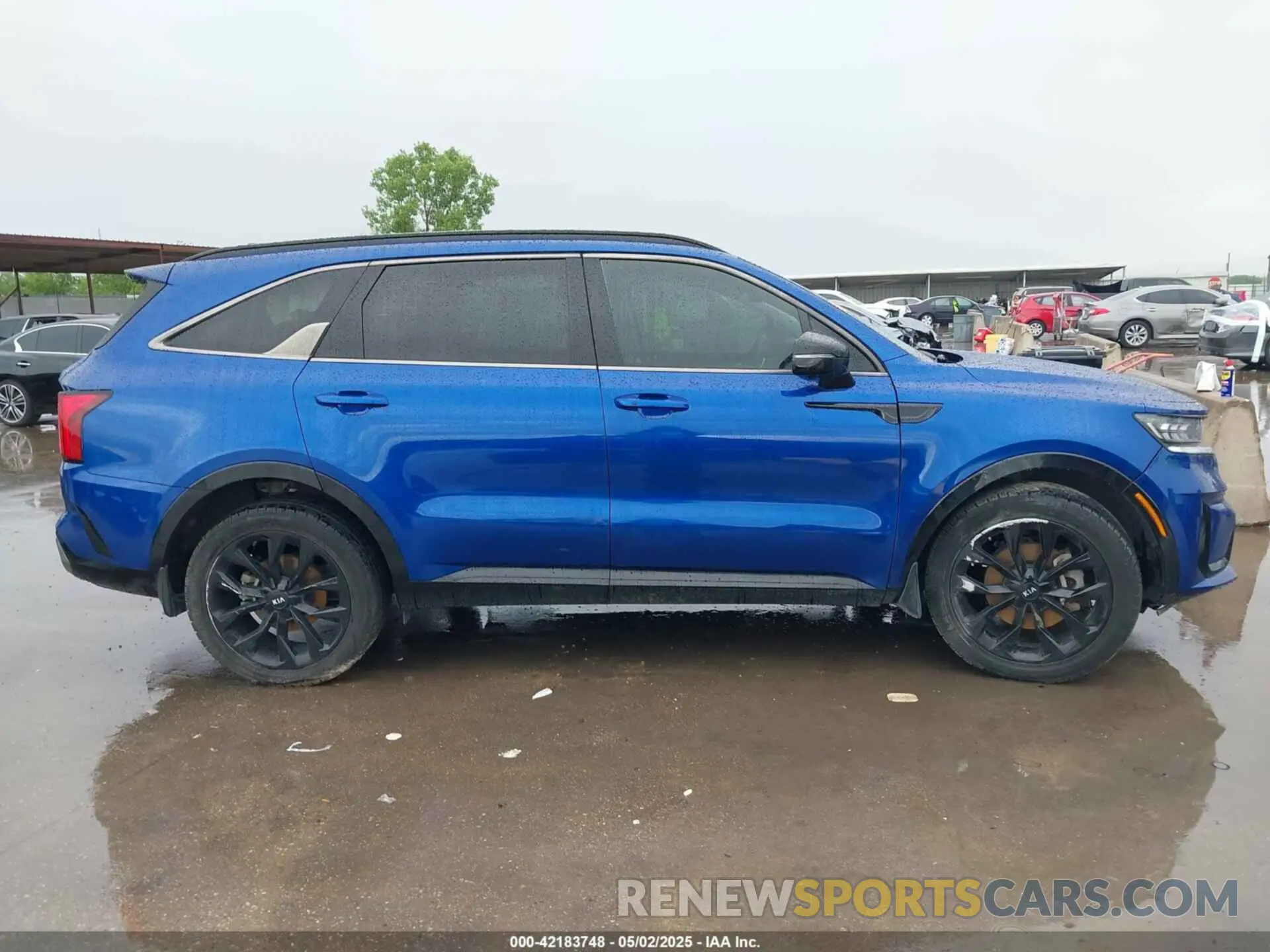 12 fotografías del automóvil dañado 5XYRK4LF4MG028358 KIA SORENTO 2021