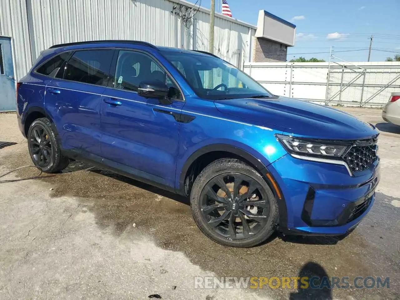 4 fotografías del automóvil dañado 5XYRK4LF5MG022911 KIA SORENTO 2021
