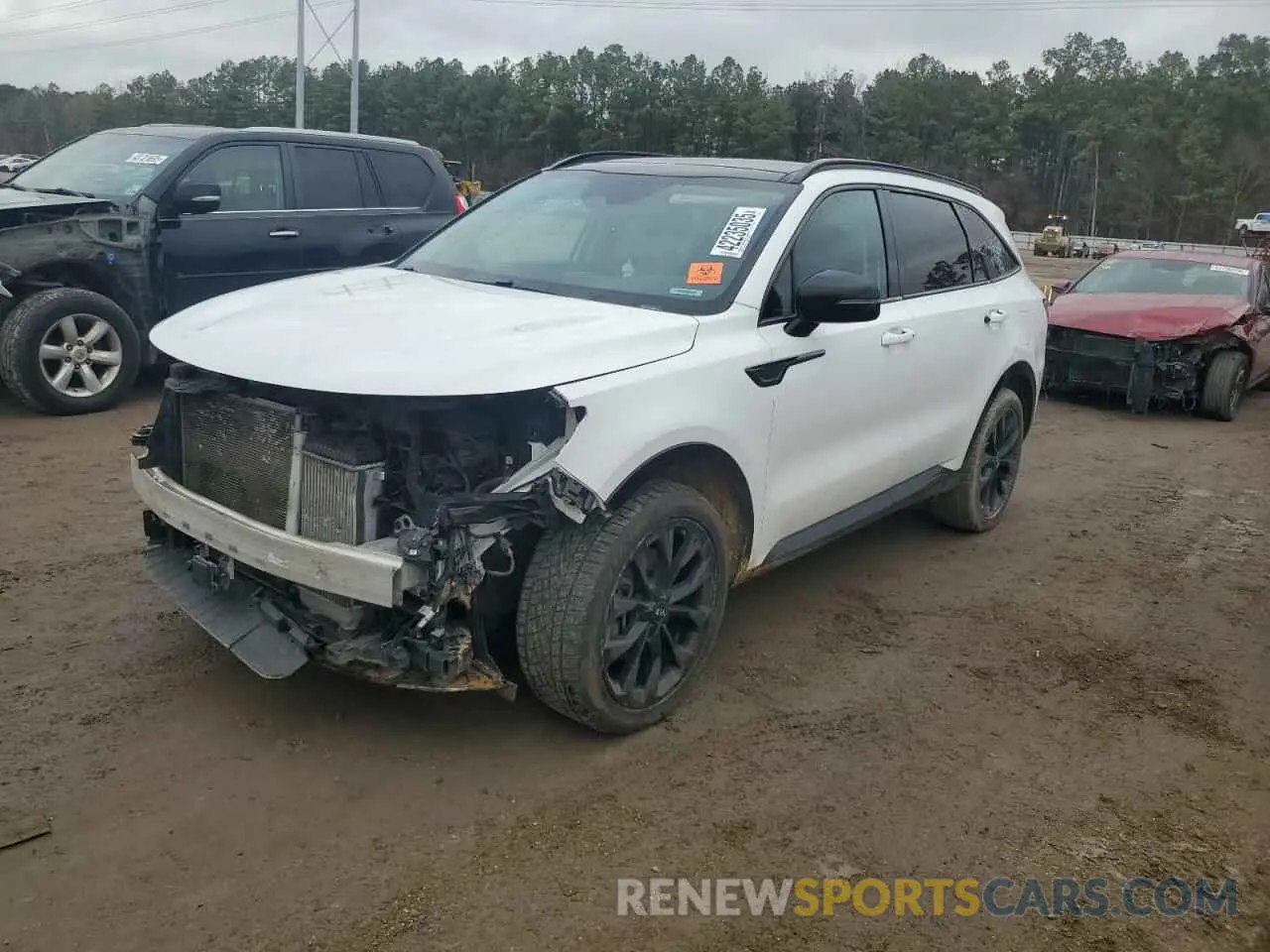1 fotografías del automóvil dañado 5XYRK4LF5MG023668 KIA SORENTO 2021