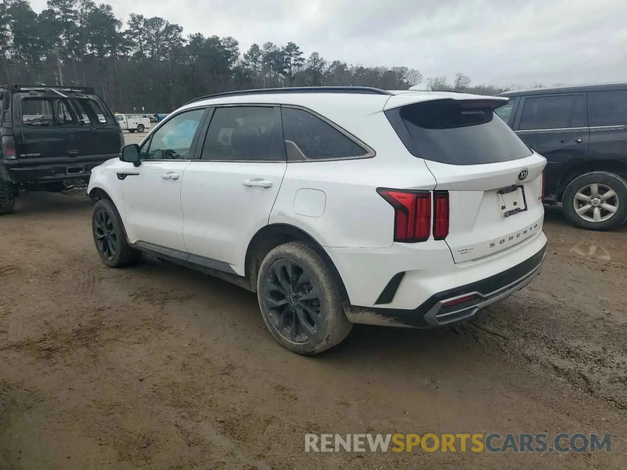 2 fotografías del automóvil dañado 5XYRK4LF5MG023668 KIA SORENTO 2021