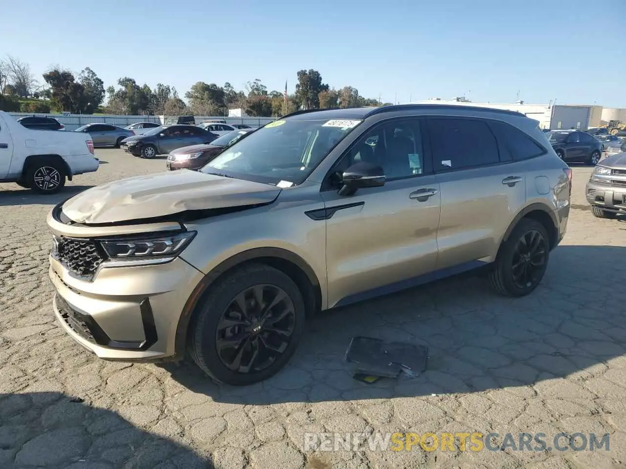 1 fotografías del automóvil dañado 5XYRK4LF5MG038347 KIA SORENTO 2021