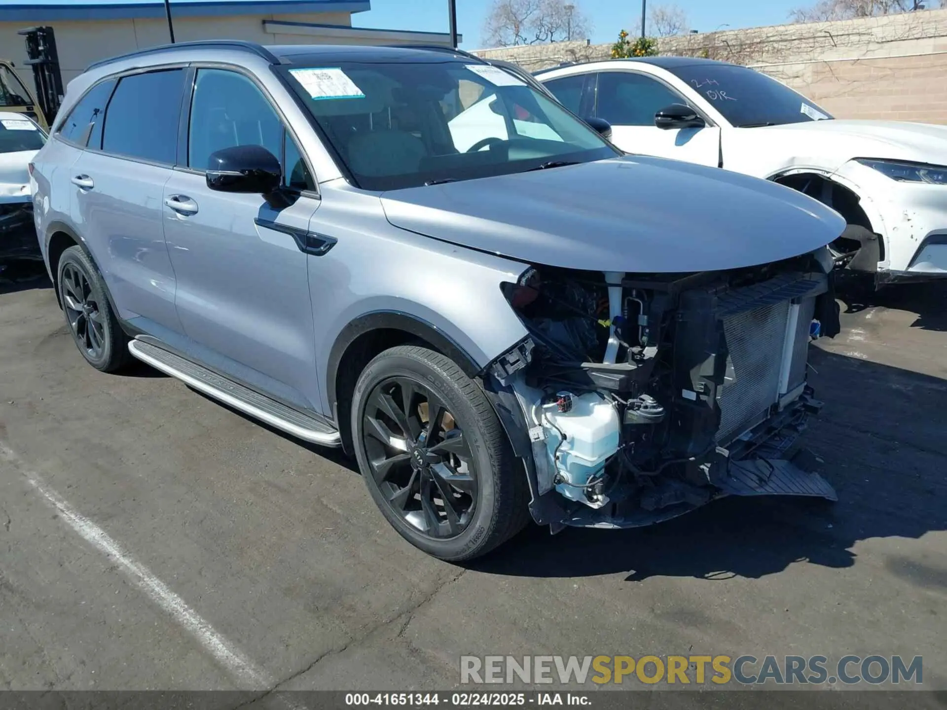 12 fotografías del automóvil dañado 5XYRK4LF6MG073379 KIA SORENTO 2021