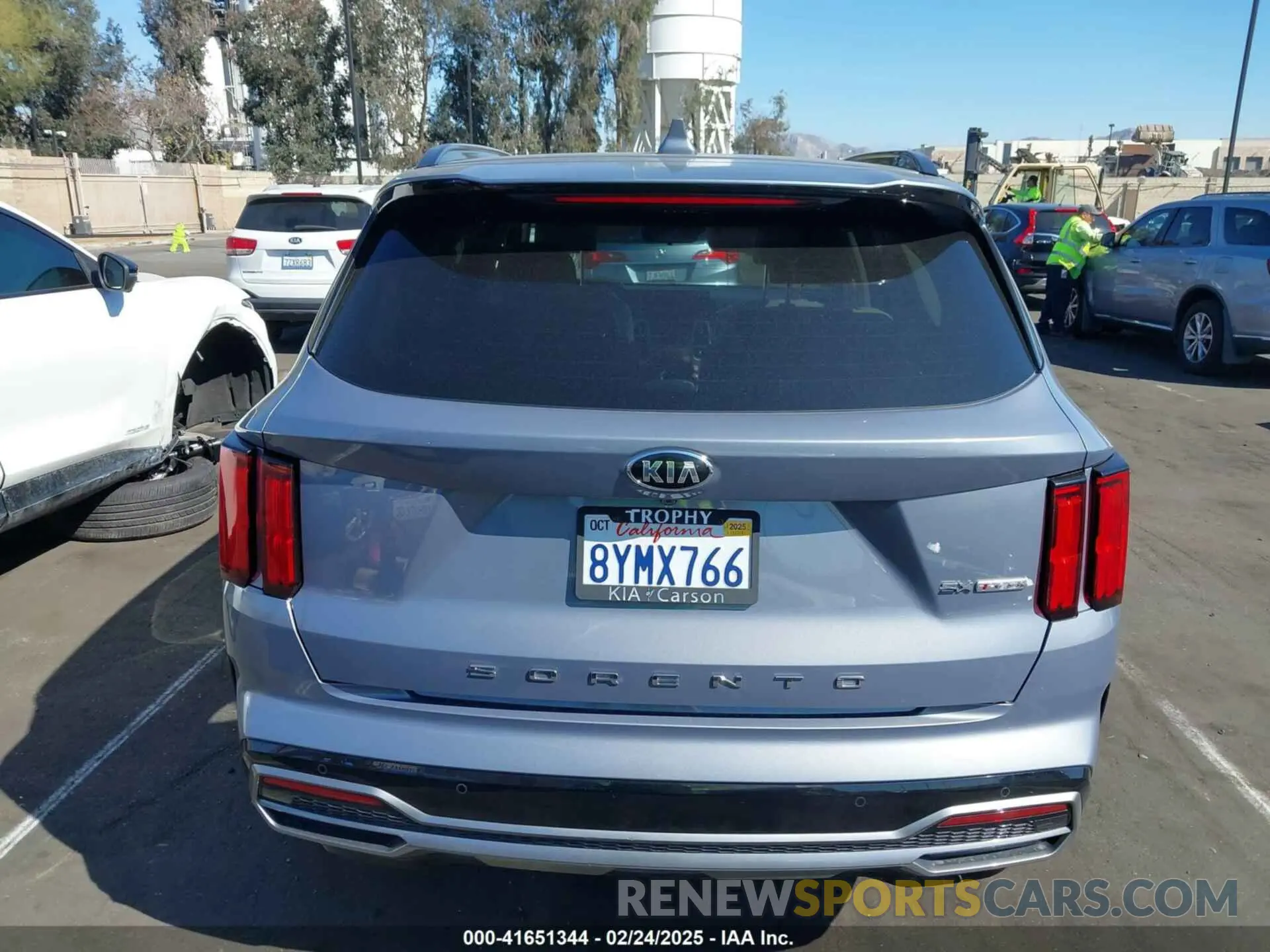 17 fotografías del automóvil dañado 5XYRK4LF6MG073379 KIA SORENTO 2021