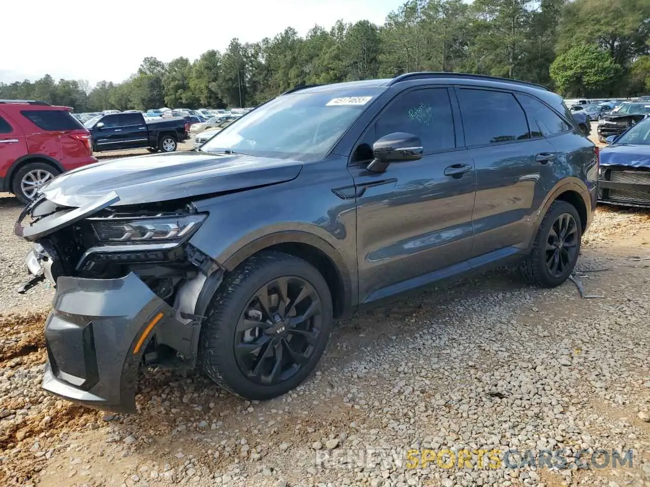 1 fotografías del automóvil dañado 5XYRK4LF7MG032260 KIA SORENTO 2021