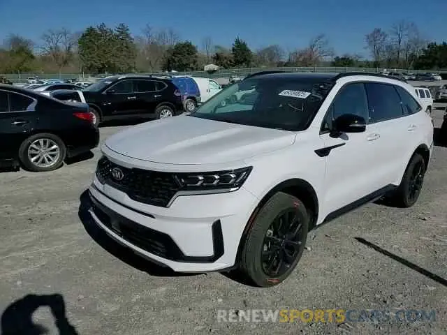 11 fotografías del automóvil dañado 5XYRK4LF8MG035362 KIA SORENTO 2021