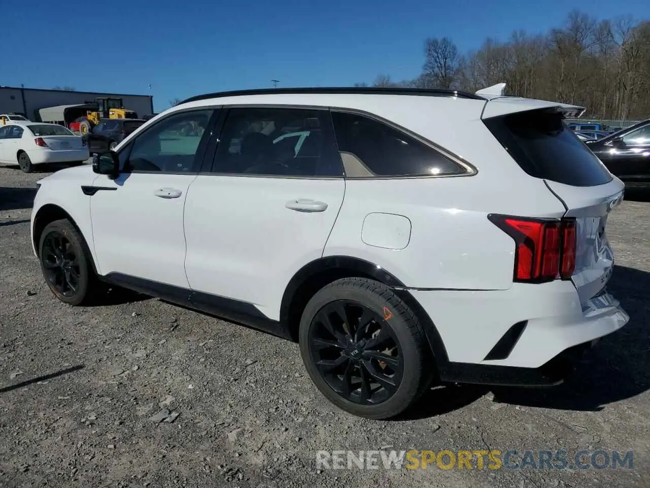2 fotografías del automóvil dañado 5XYRK4LF8MG035362 KIA SORENTO 2021