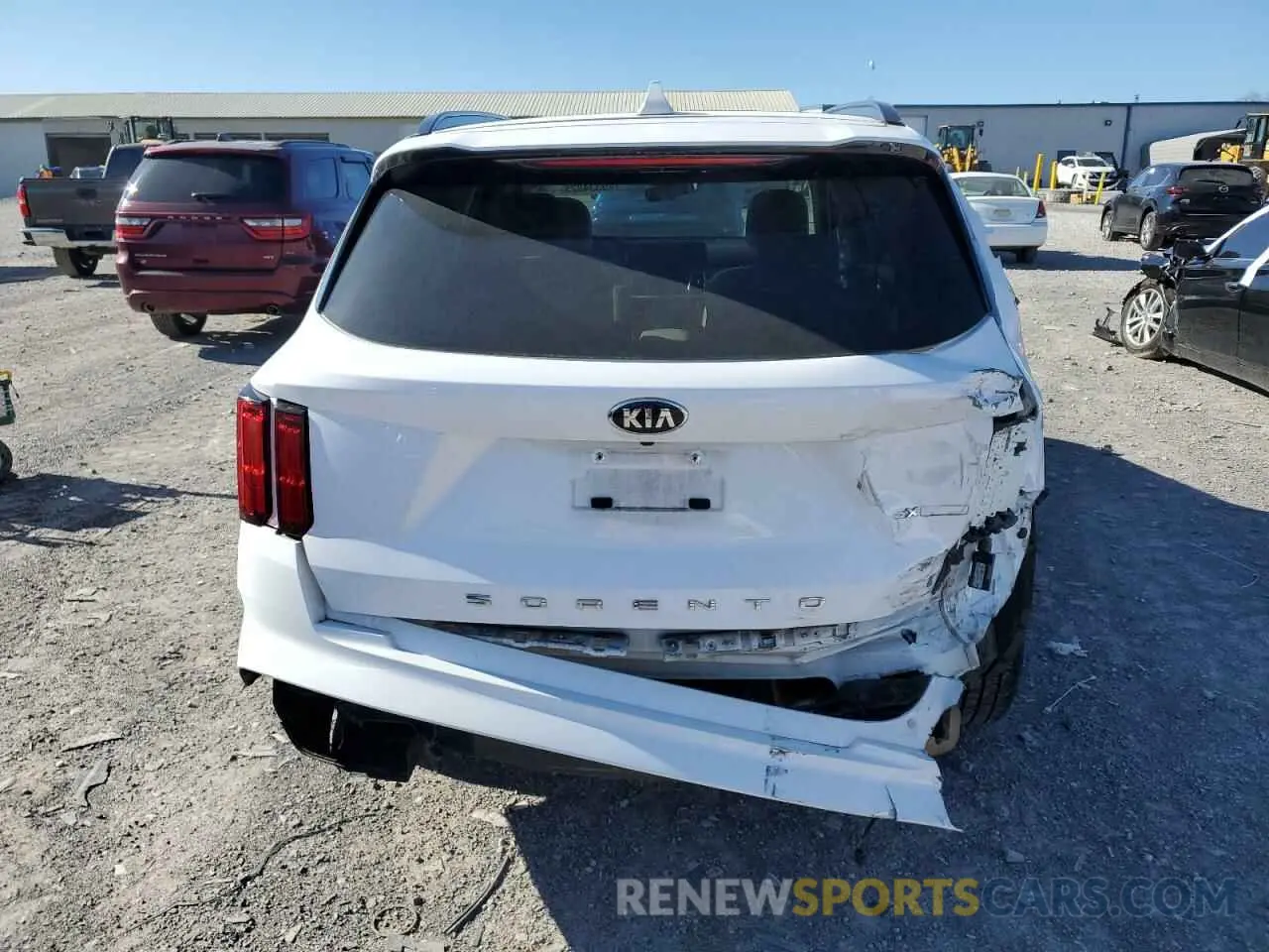 6 fotografías del automóvil dañado 5XYRK4LF8MG035362 KIA SORENTO 2021
