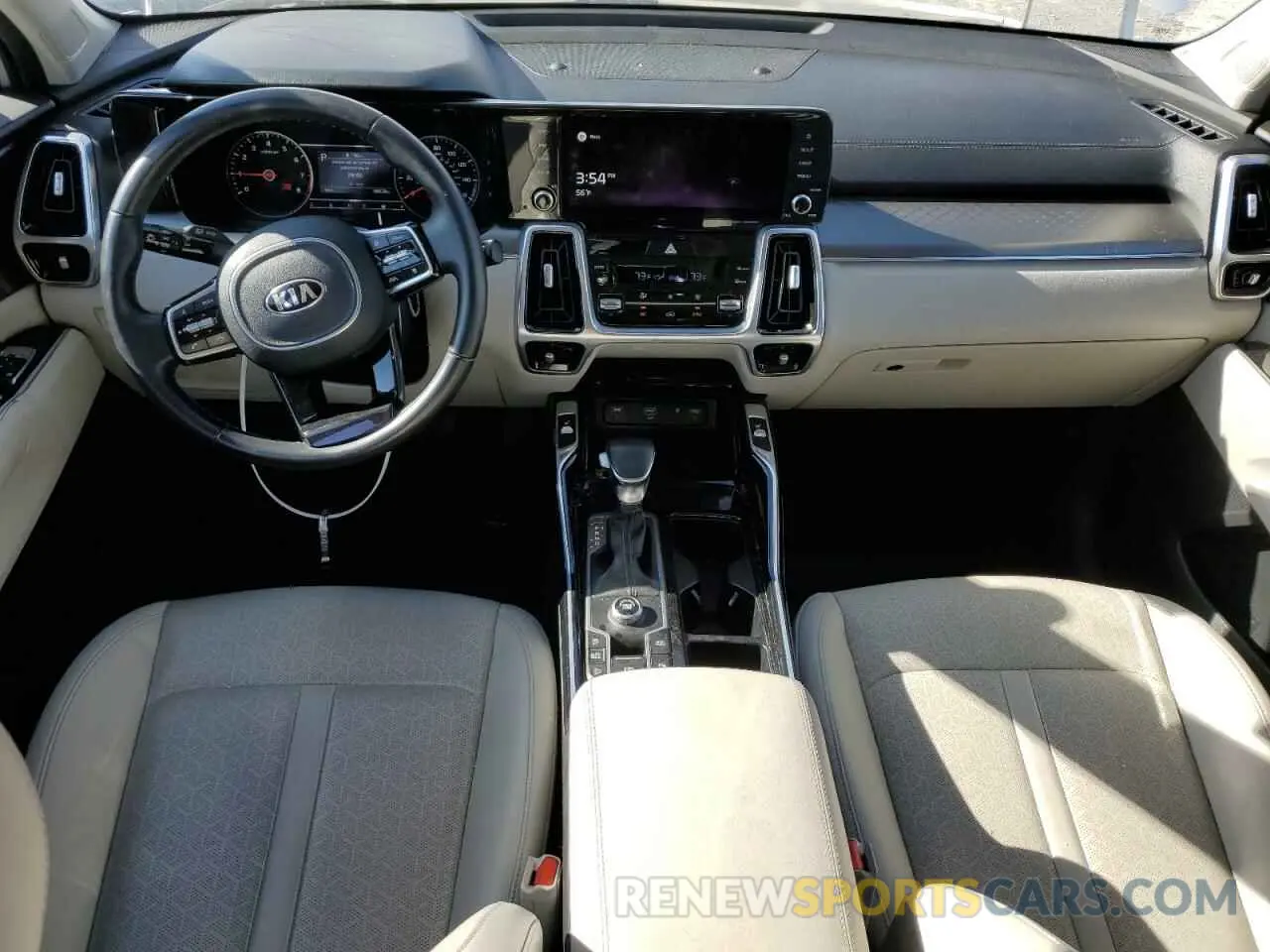 8 fotografías del automóvil dañado 5XYRK4LF8MG035362 KIA SORENTO 2021