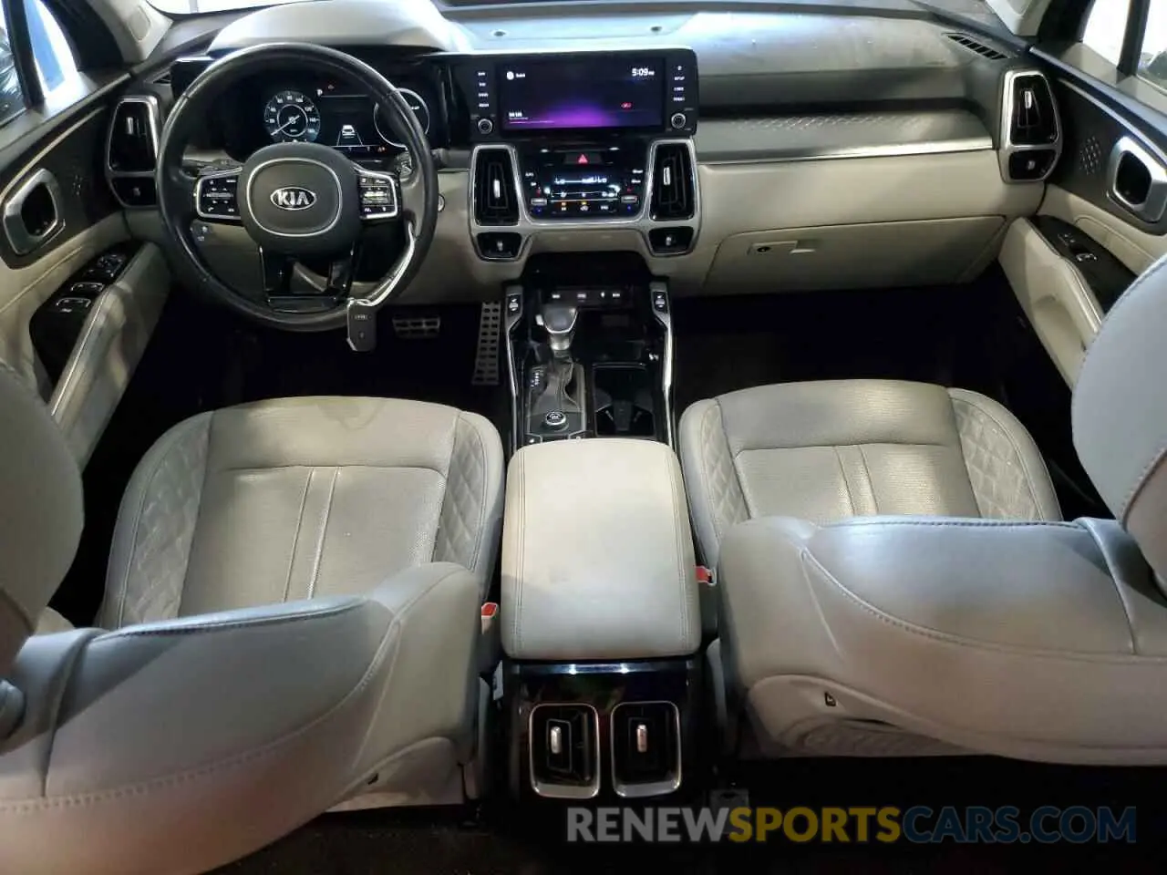 8 fotografías del automóvil dañado 5XYRK4LF9MG068015 KIA SORENTO 2021