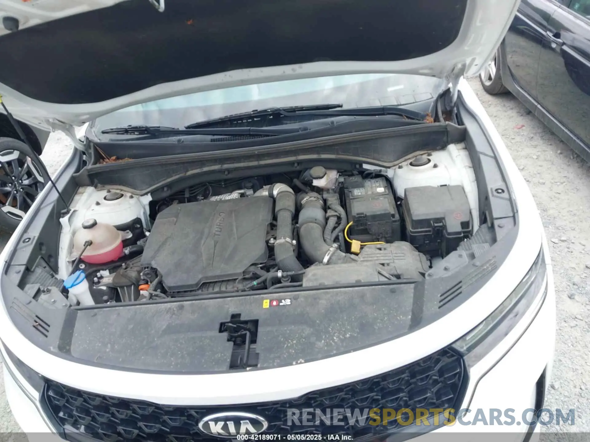 10 fotografías del automóvil dañado 5XYRK4LF9MG068631 KIA SORENTO 2021