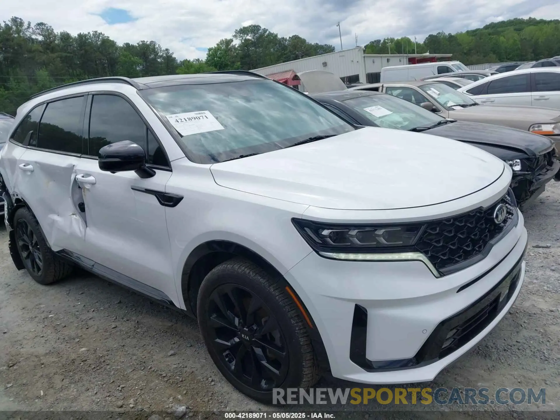 13 fotografías del automóvil dañado 5XYRK4LF9MG068631 KIA SORENTO 2021