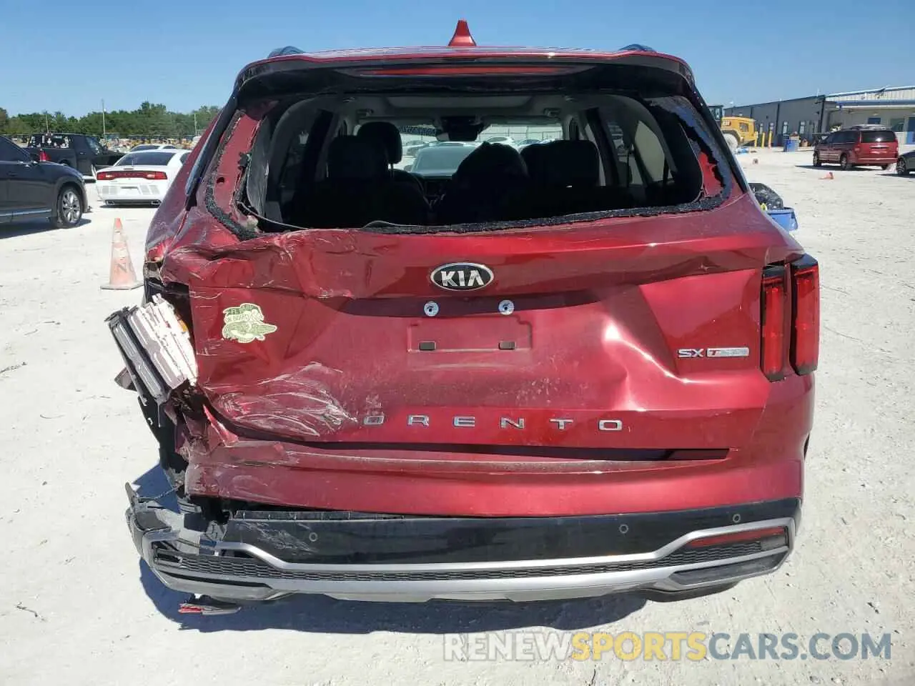 6 fotografías del automóvil dañado 5XYRK4LFXMG052843 KIA SORENTO 2021