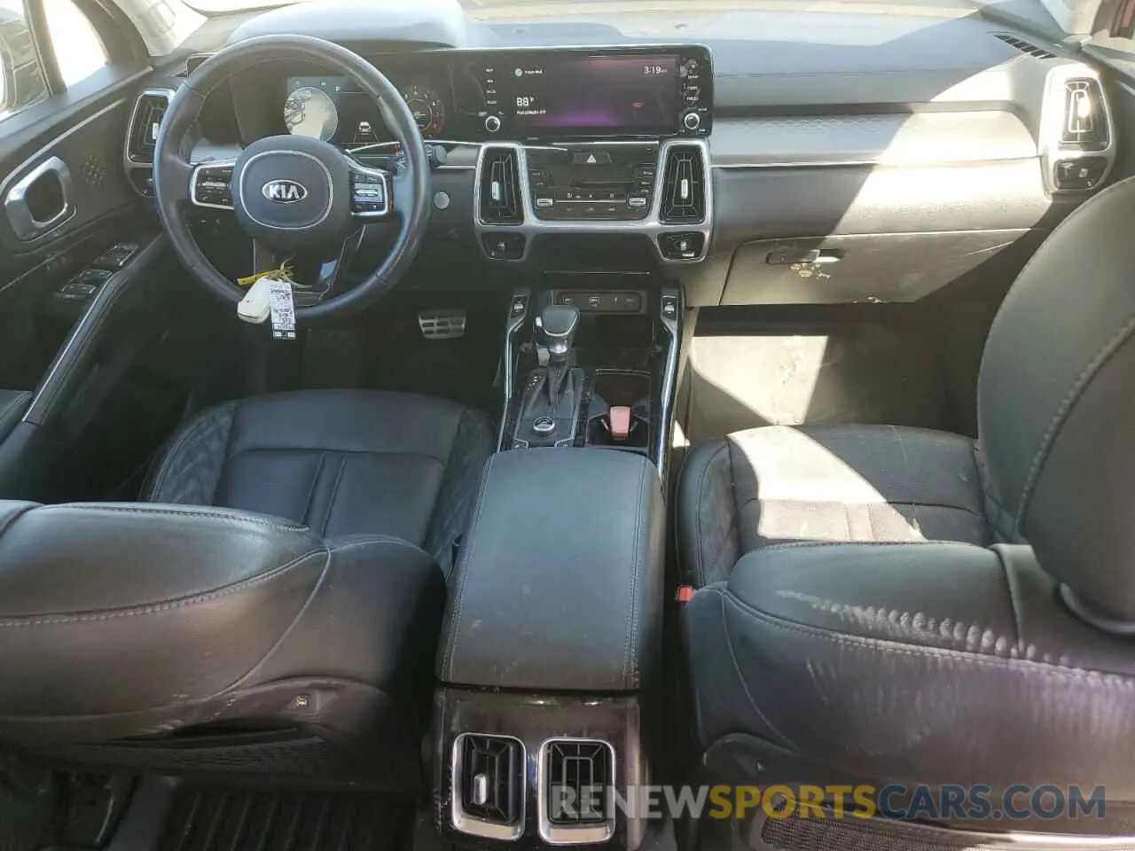8 fotografías del automóvil dañado 5XYRK4LFXMG052843 KIA SORENTO 2021