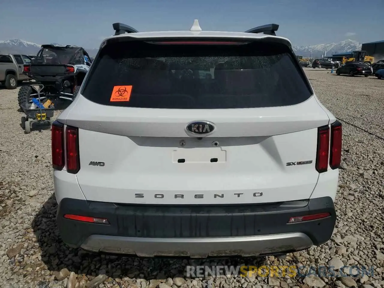 6 fotografías del automóvil dañado 5XYRKDLF0MG011816 KIA SORENTO 2021