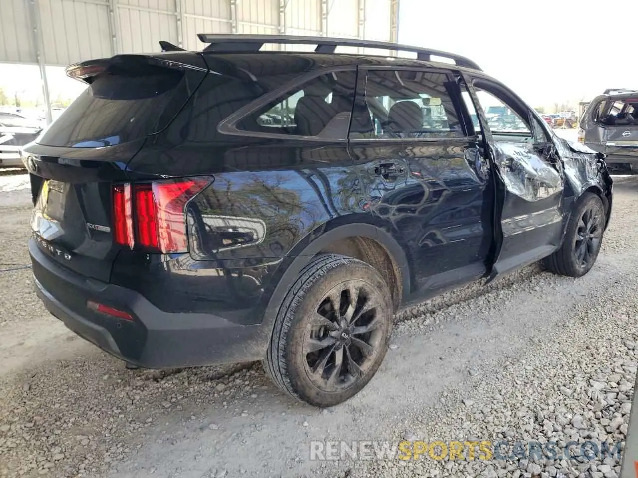 3 fotografías del automóvil dañado 5XYRKDLF1MG027894 KIA SORENTO 2021