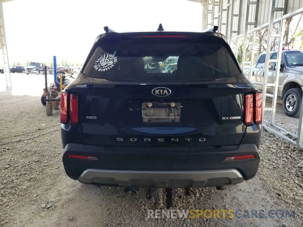 6 fotografías del automóvil dañado 5XYRKDLF1MG027894 KIA SORENTO 2021