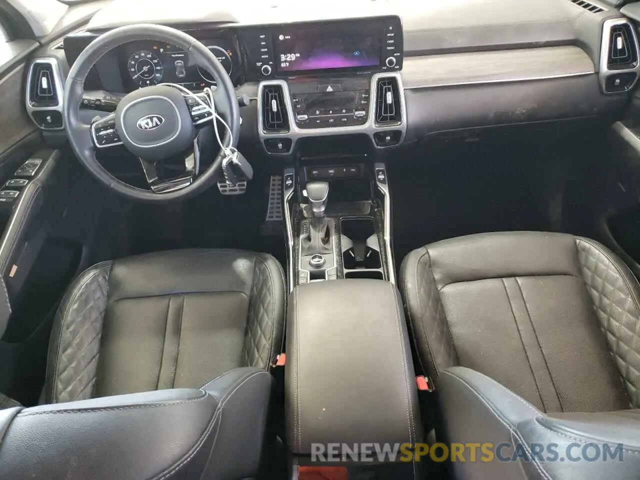 8 fotografías del automóvil dañado 5XYRKDLF1MG027894 KIA SORENTO 2021