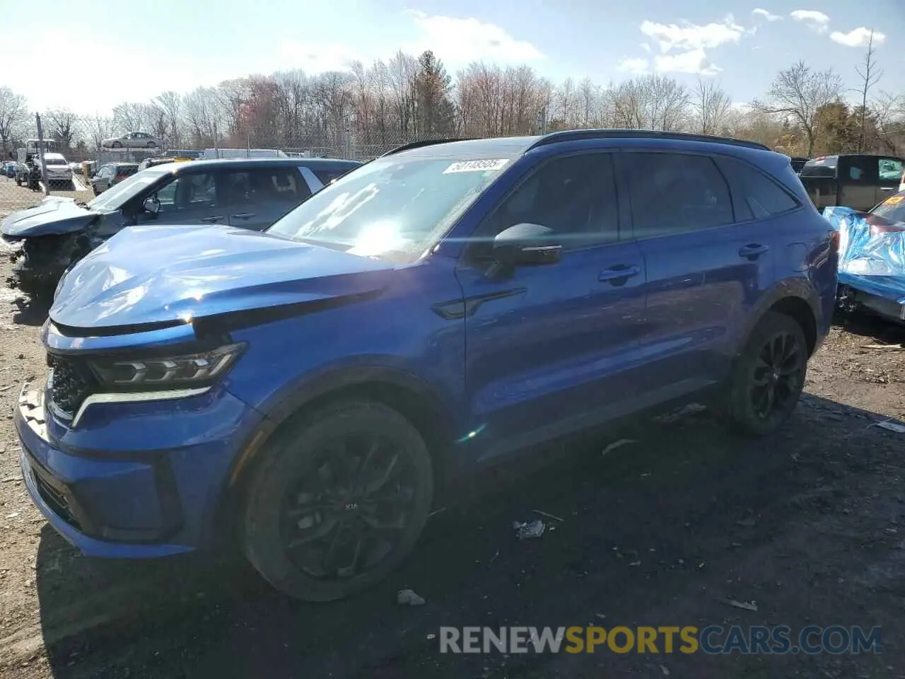 1 fotografías del automóvil dañado 5XYRKDLF2MG014720 KIA SORENTO 2021