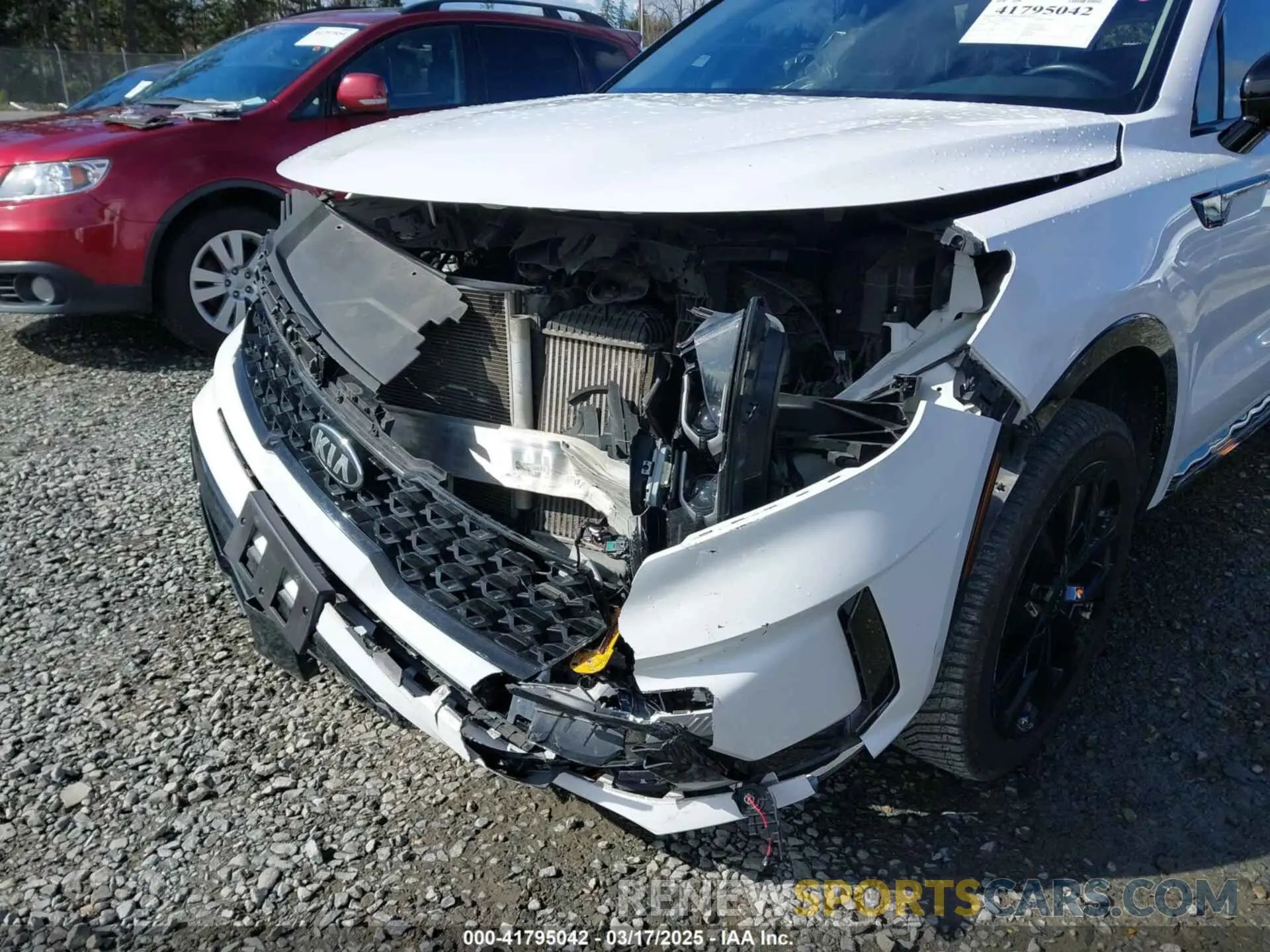 6 fotografías del automóvil dañado 5XYRKDLF5MG042916 KIA SORENTO 2021