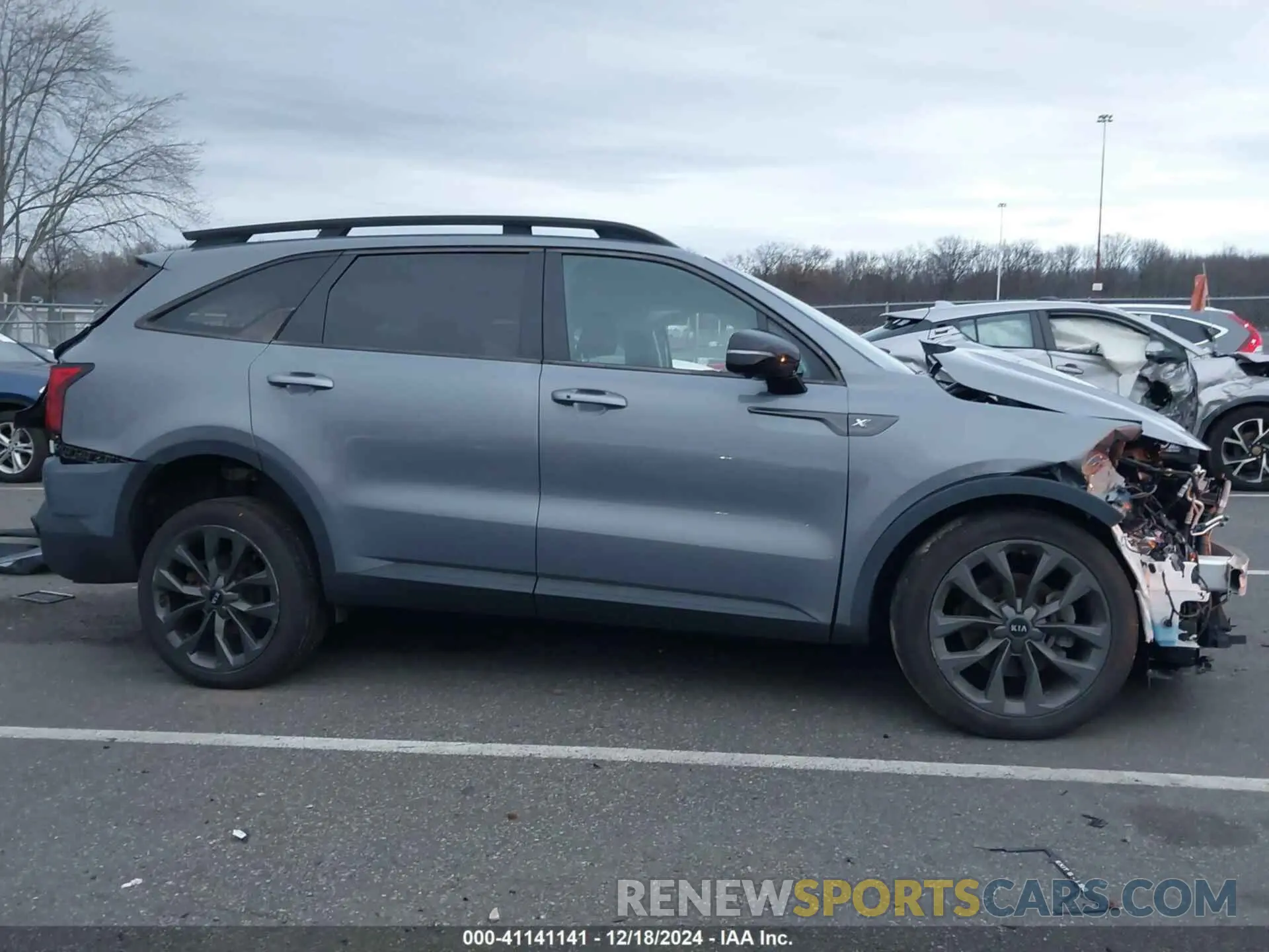 13 fotografías del automóvil dañado 5XYRKDLF6MG042391 KIA SORENTO 2021