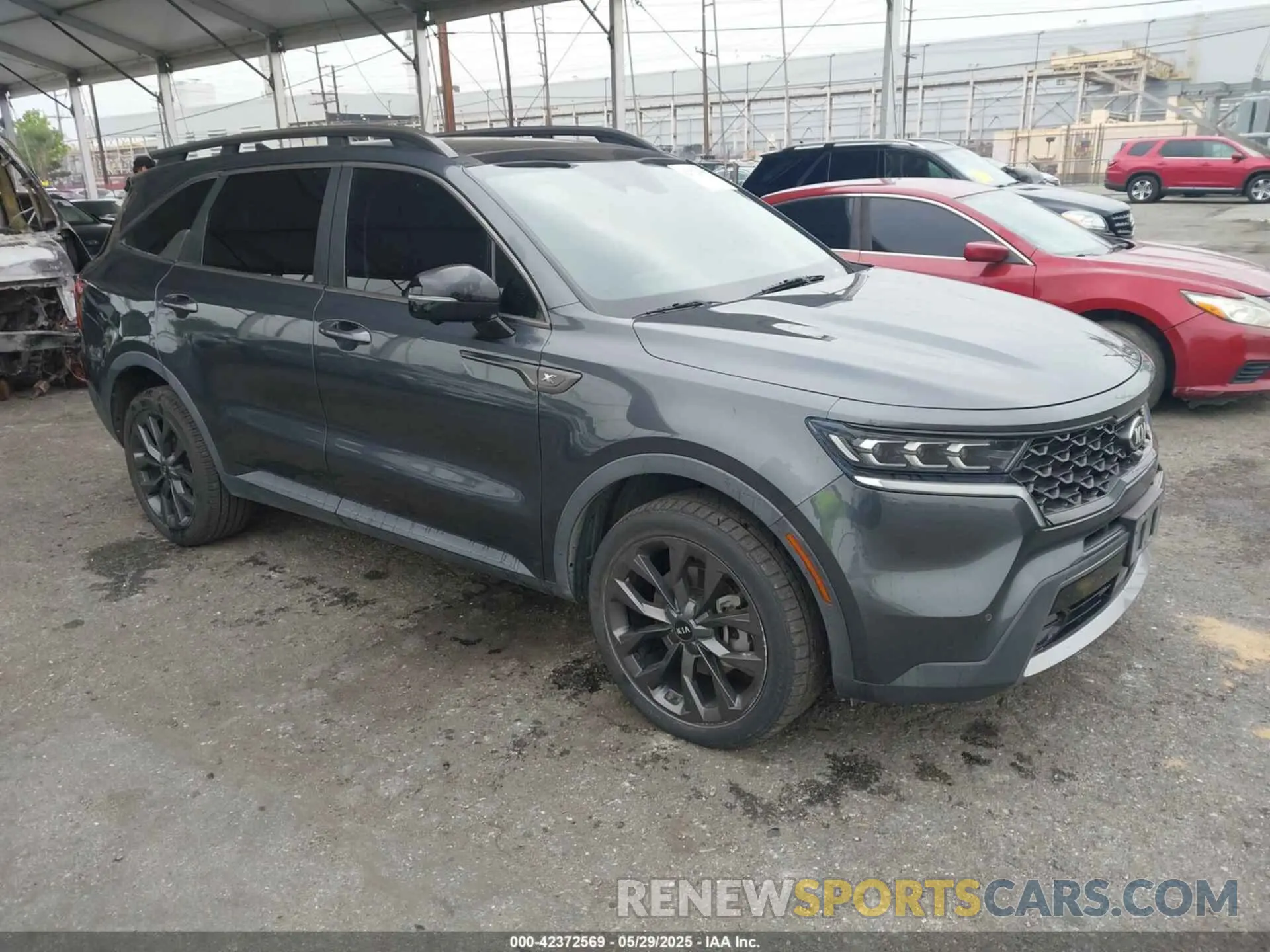 1 fotografías del automóvil dañado 5XYRKDLF7MG016494 KIA SORENTO 2021
