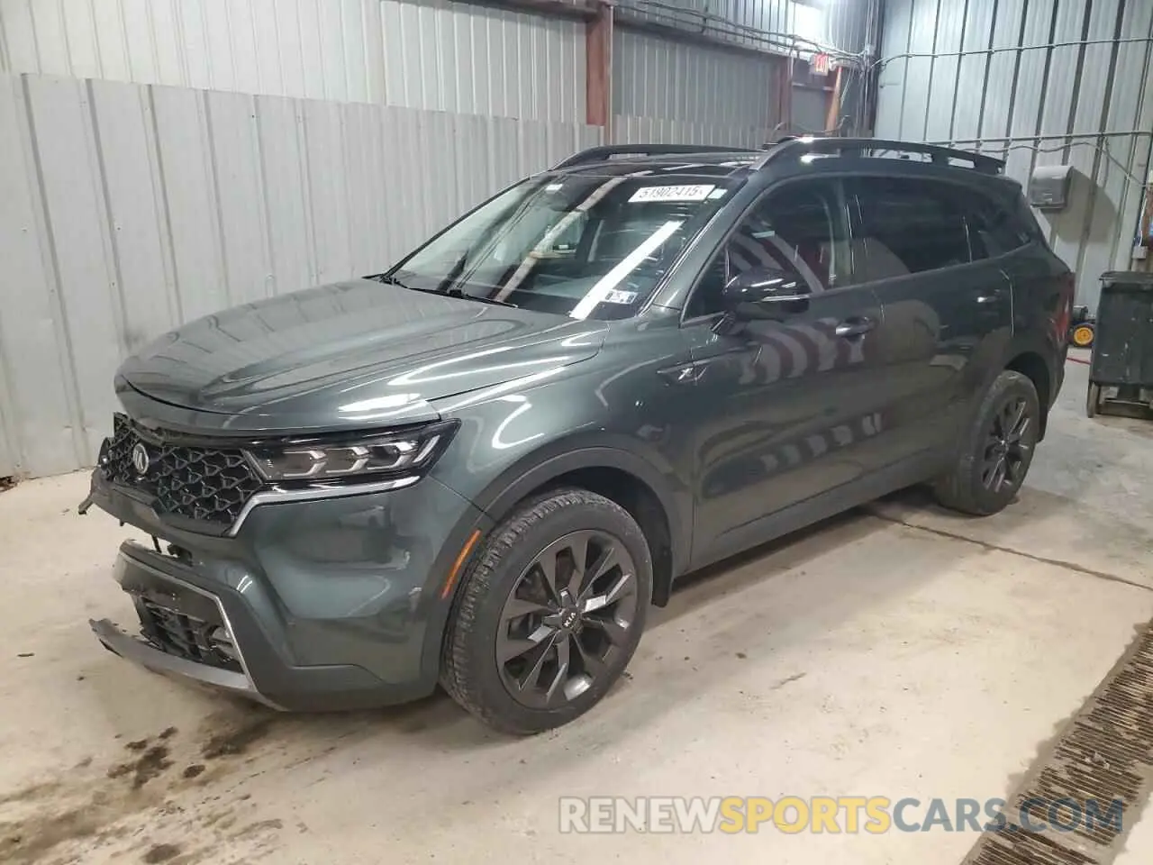 1 fotografías del automóvil dañado 5XYRKDLF8MG051710 KIA SORENTO 2021