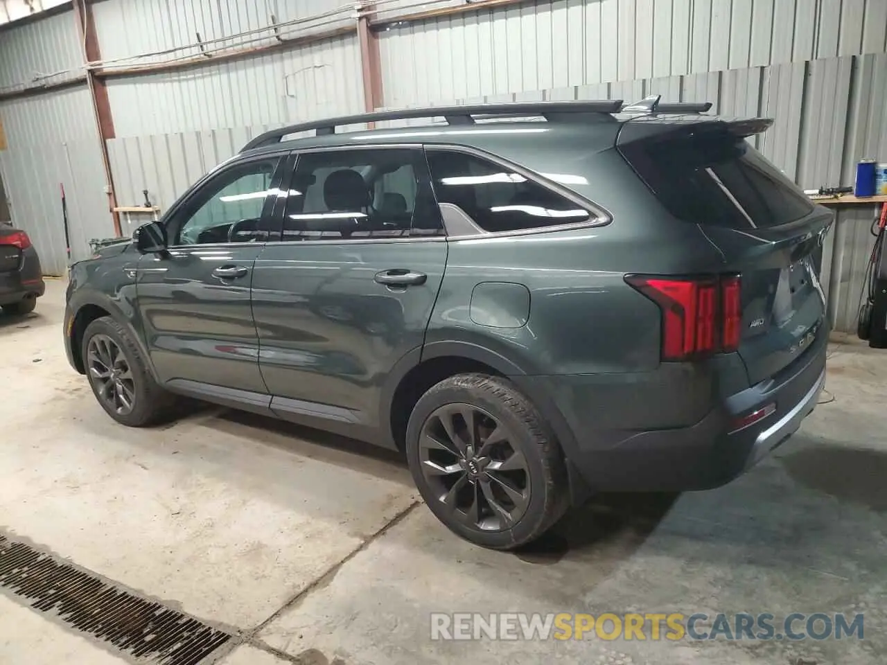 2 fotografías del automóvil dañado 5XYRKDLF8MG051710 KIA SORENTO 2021