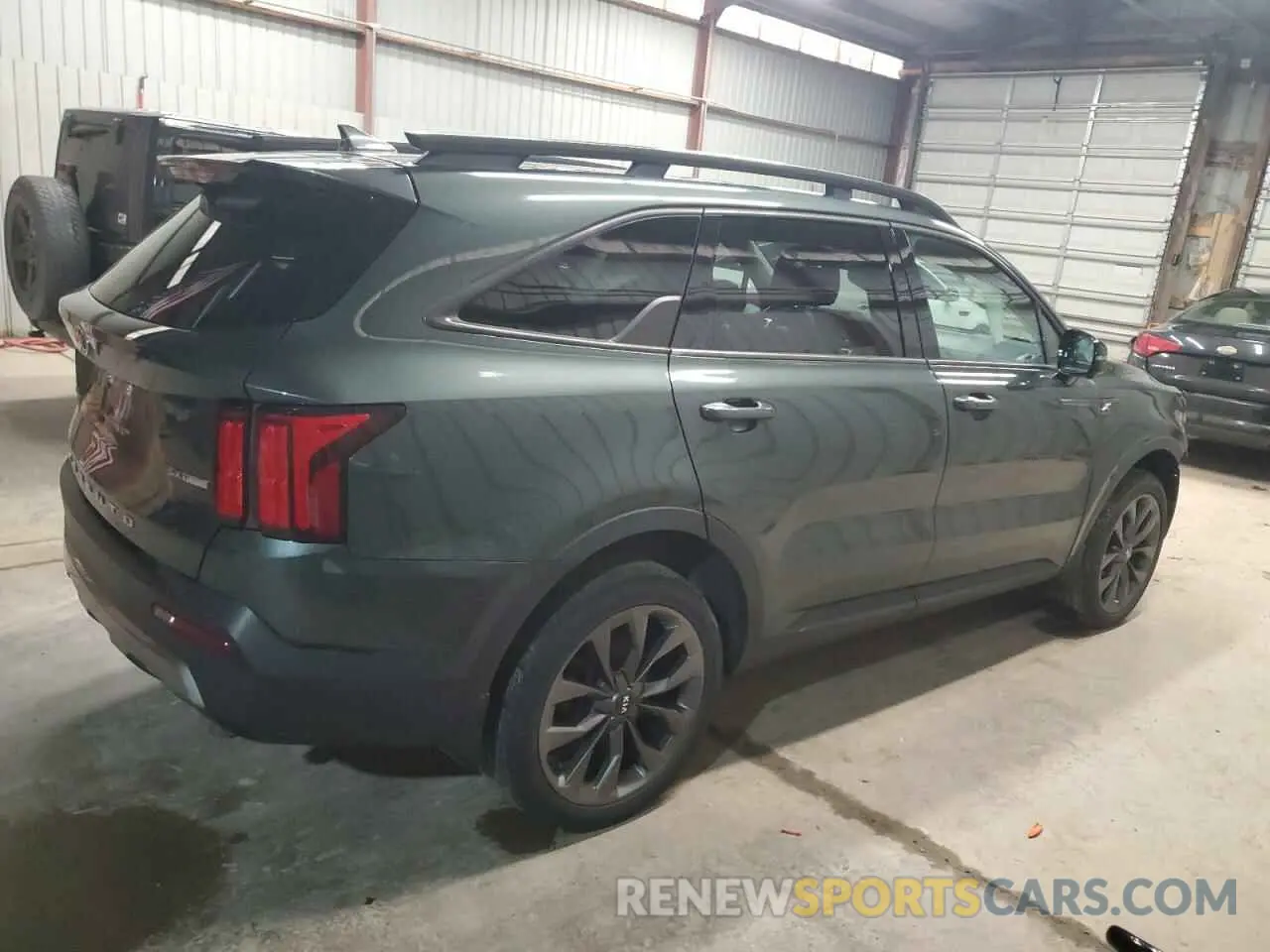 3 fotografías del automóvil dañado 5XYRKDLF8MG051710 KIA SORENTO 2021