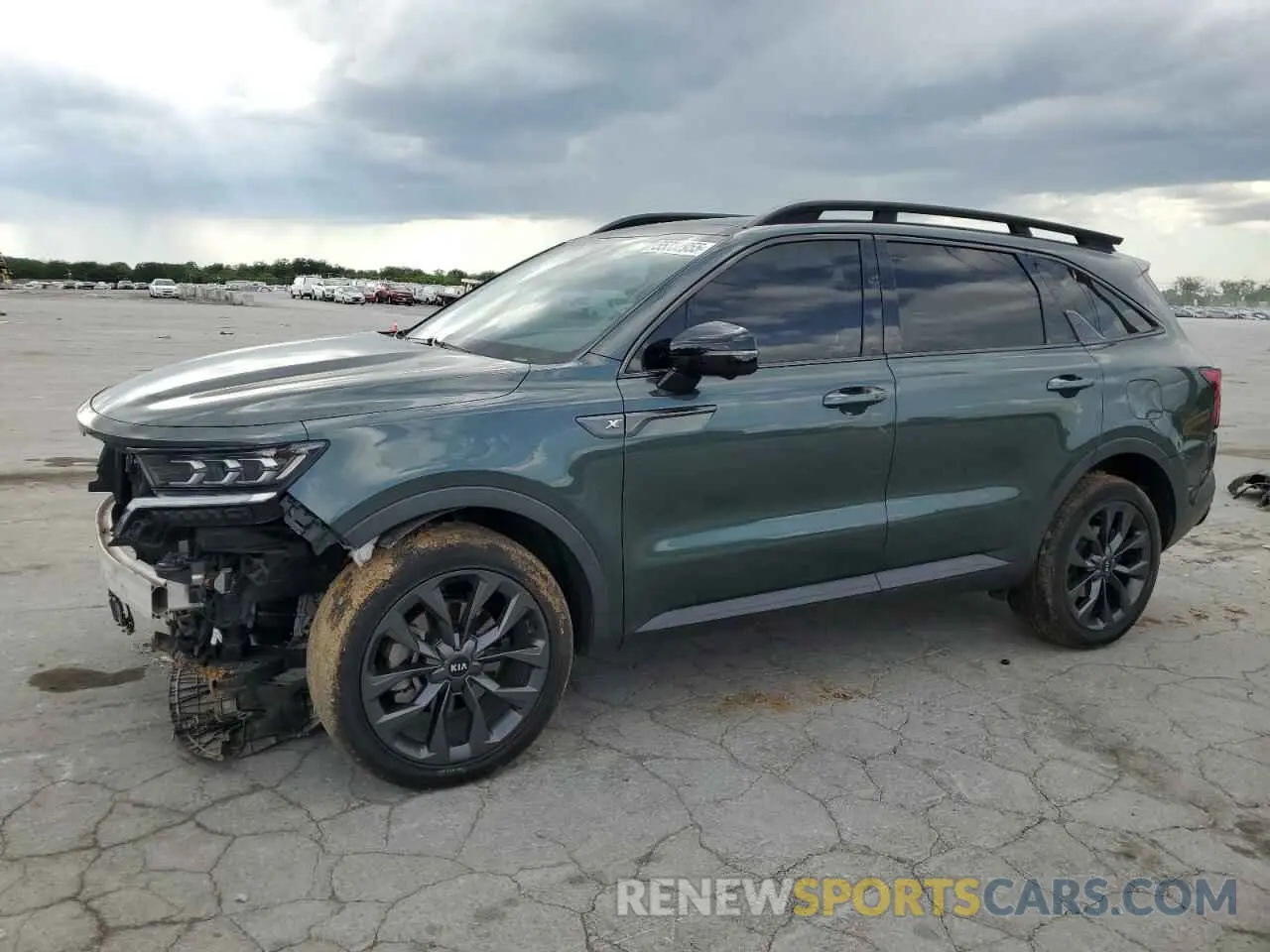 1 fotografías del automóvil dañado 5XYRKDLF9MG015718 KIA SORENTO 2021