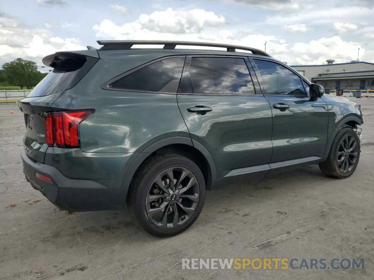 3 fotografías del automóvil dañado 5XYRKDLF9MG015718 KIA SORENTO 2021