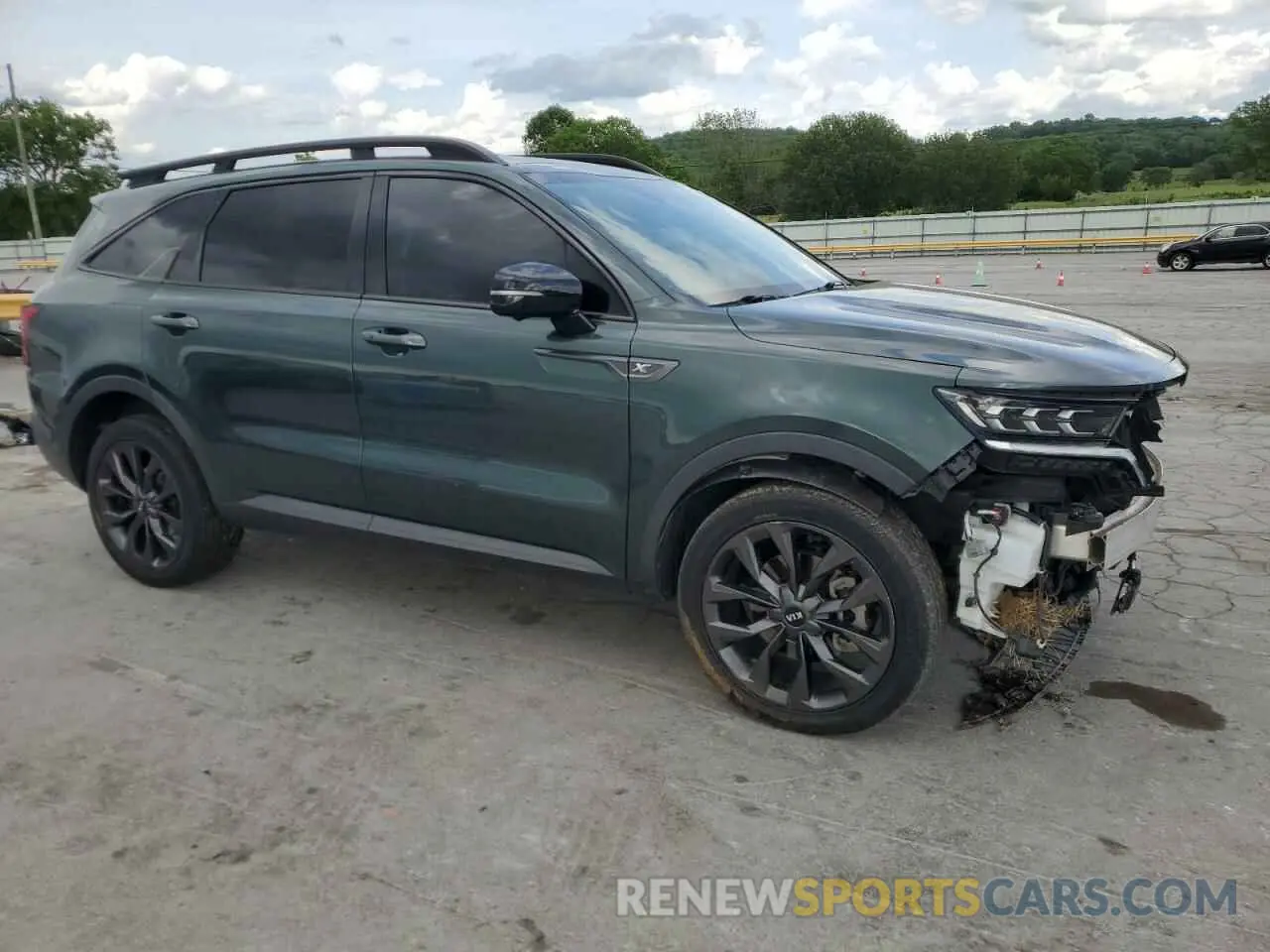 4 fotografías del automóvil dañado 5XYRKDLF9MG015718 KIA SORENTO 2021