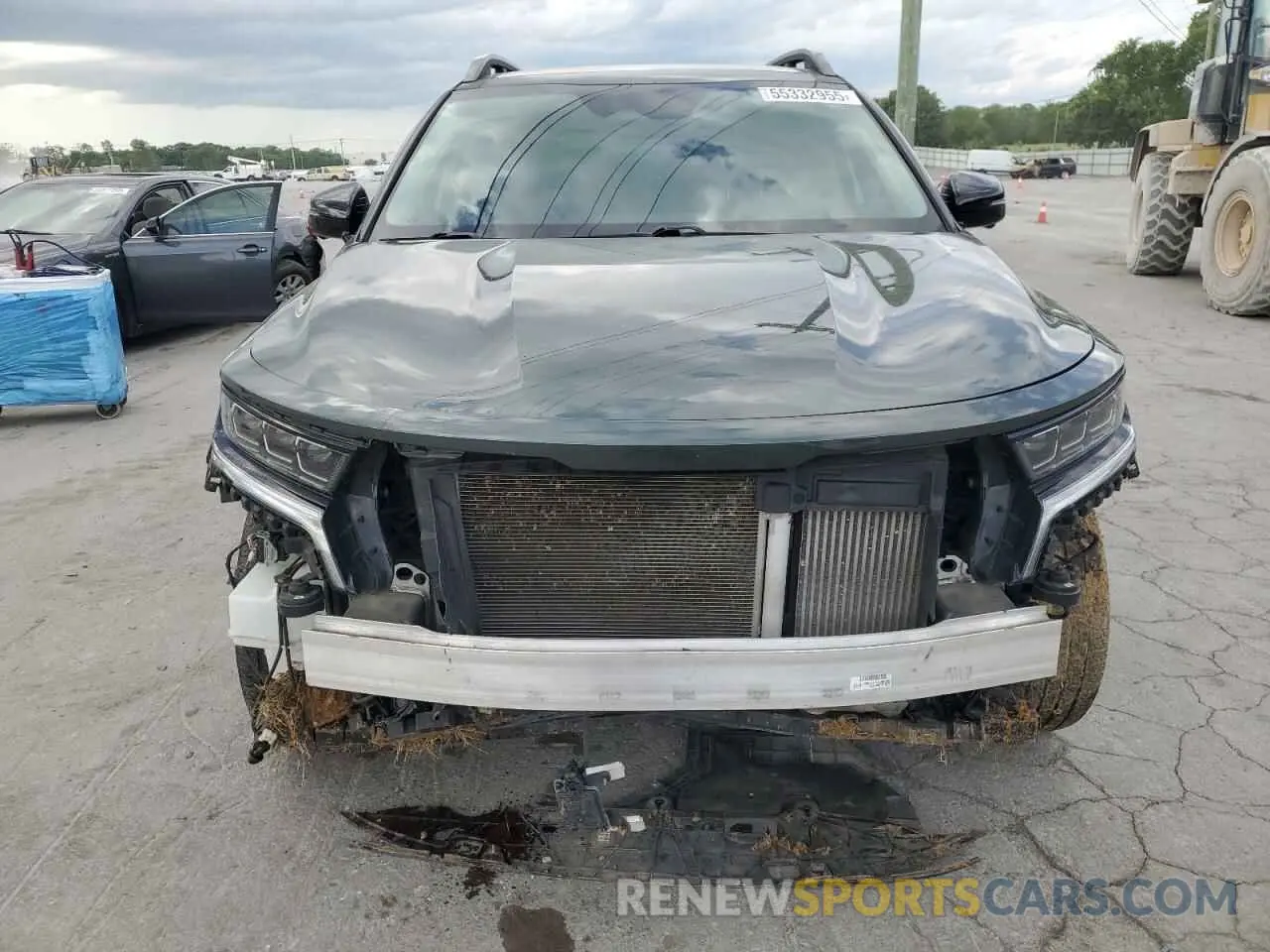 5 fotografías del automóvil dañado 5XYRKDLF9MG015718 KIA SORENTO 2021