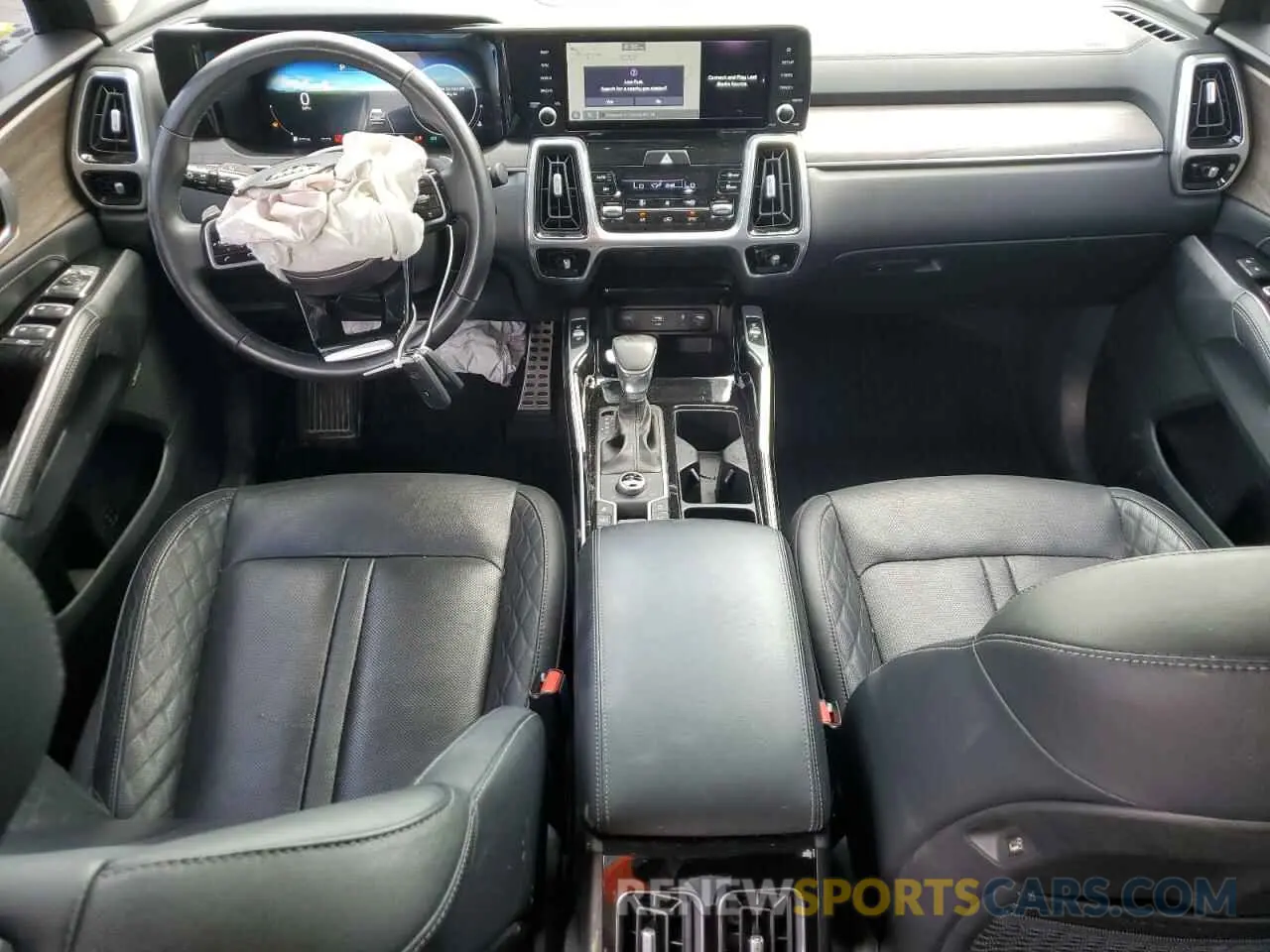 8 fotografías del automóvil dañado 5XYRKDLF9MG015718 KIA SORENTO 2021
