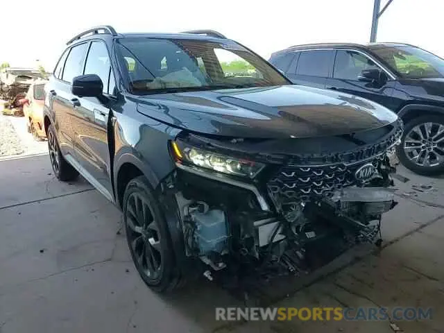 13 fotografías del automóvil dañado 5XYRKDLF9MG016318 KIA SORENTO 2021